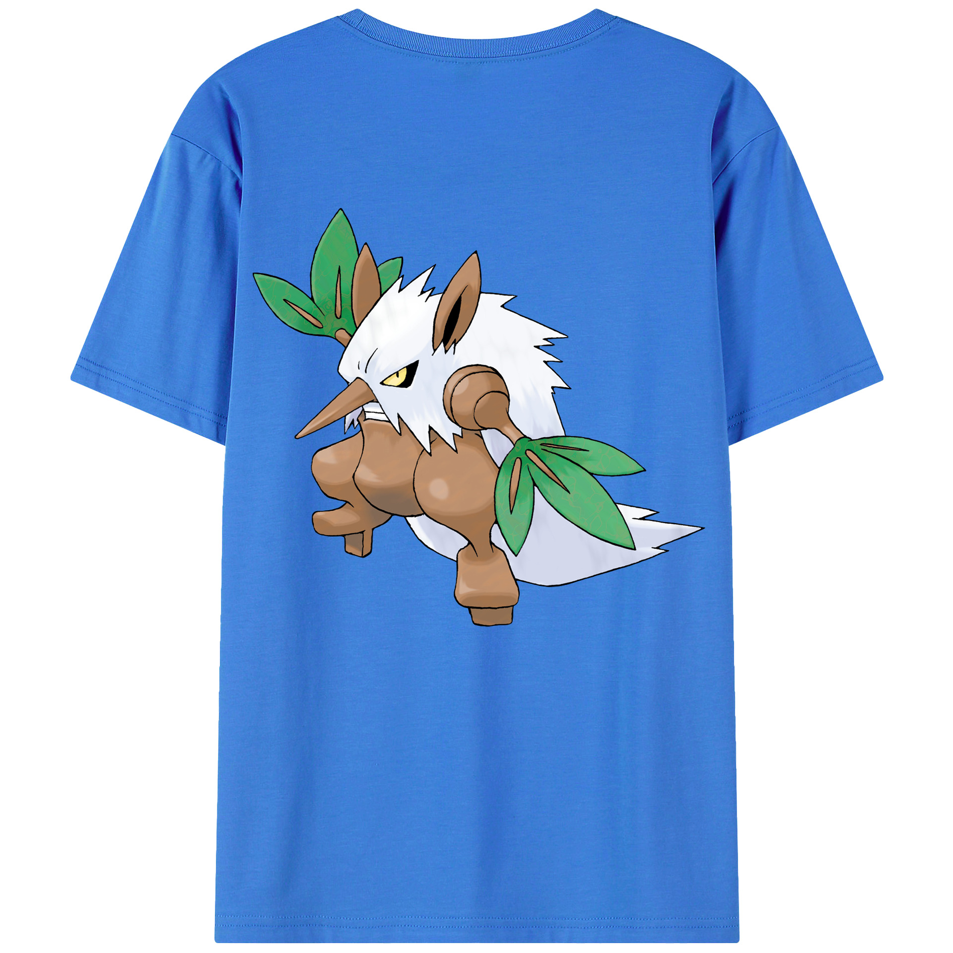 （画像用） ポケットモンスター Pokémon 綿100％ メンズ半袖Tシャツ（バックプリント） 通気性