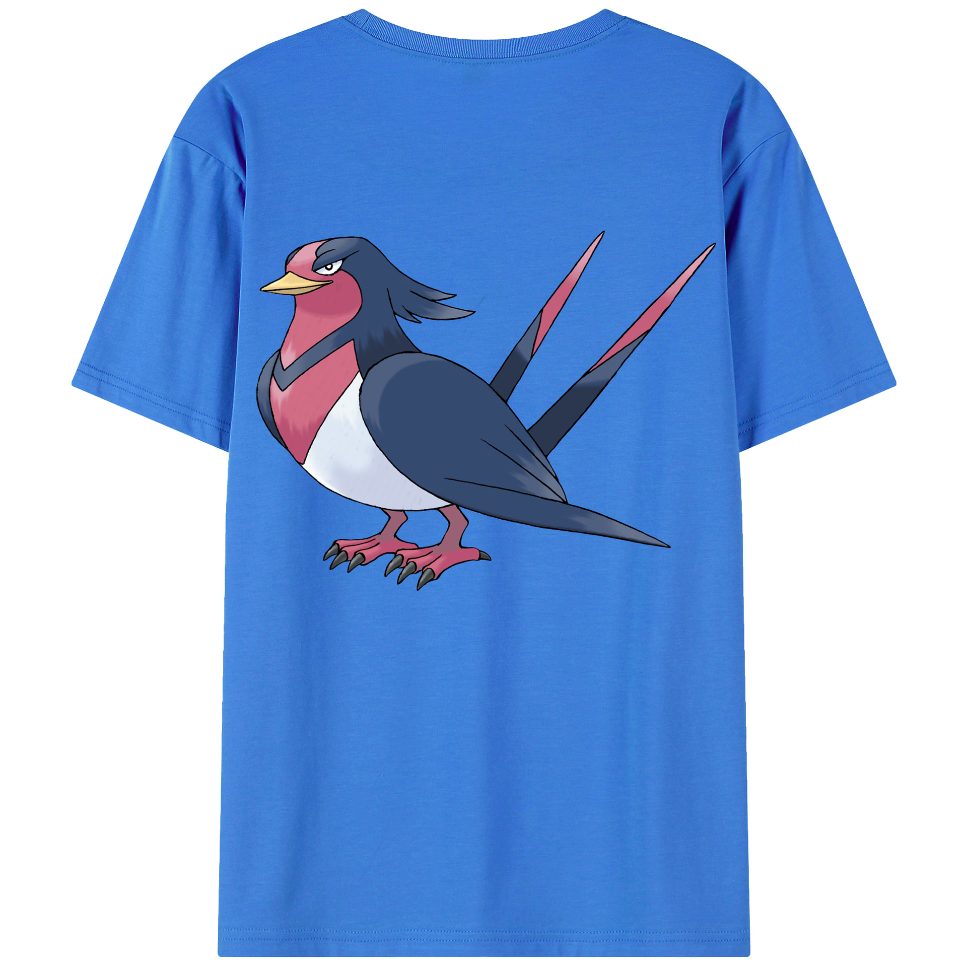 （画像用） ポケットモンスター Pokémon 綿100％ メンズ半袖Tシャツ（バックプリント） 通気性