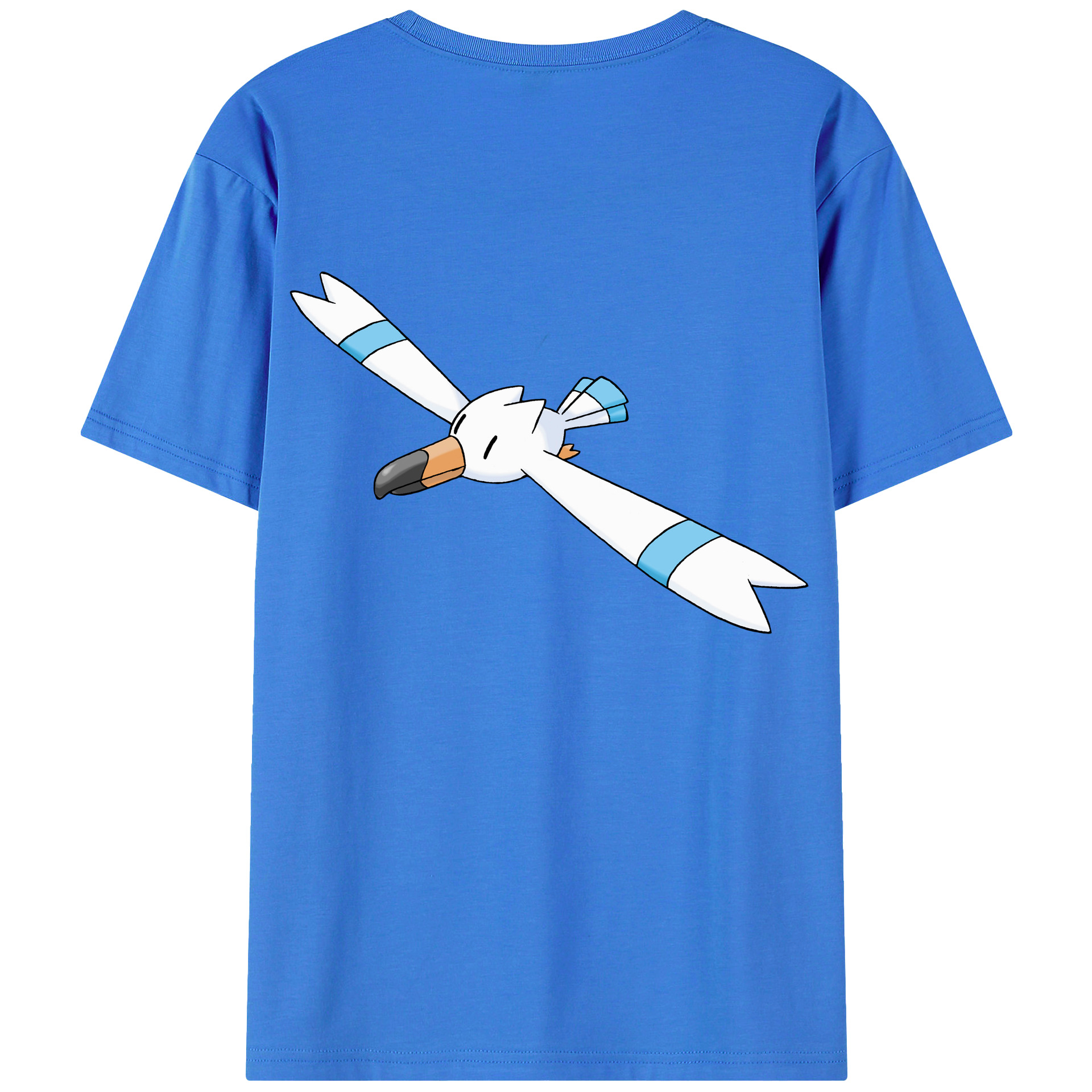 （画像用） ポケットモンスター Pokémon 綿100％ メンズ半袖Tシャツ（バックプリント） 通気性
