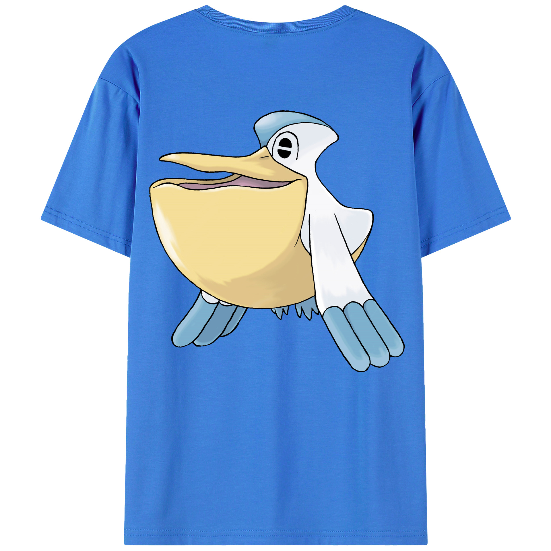 （画像用） ポケットモンスター Pokémon 綿100％ メンズ半袖Tシャツ（バックプリント） 通気性