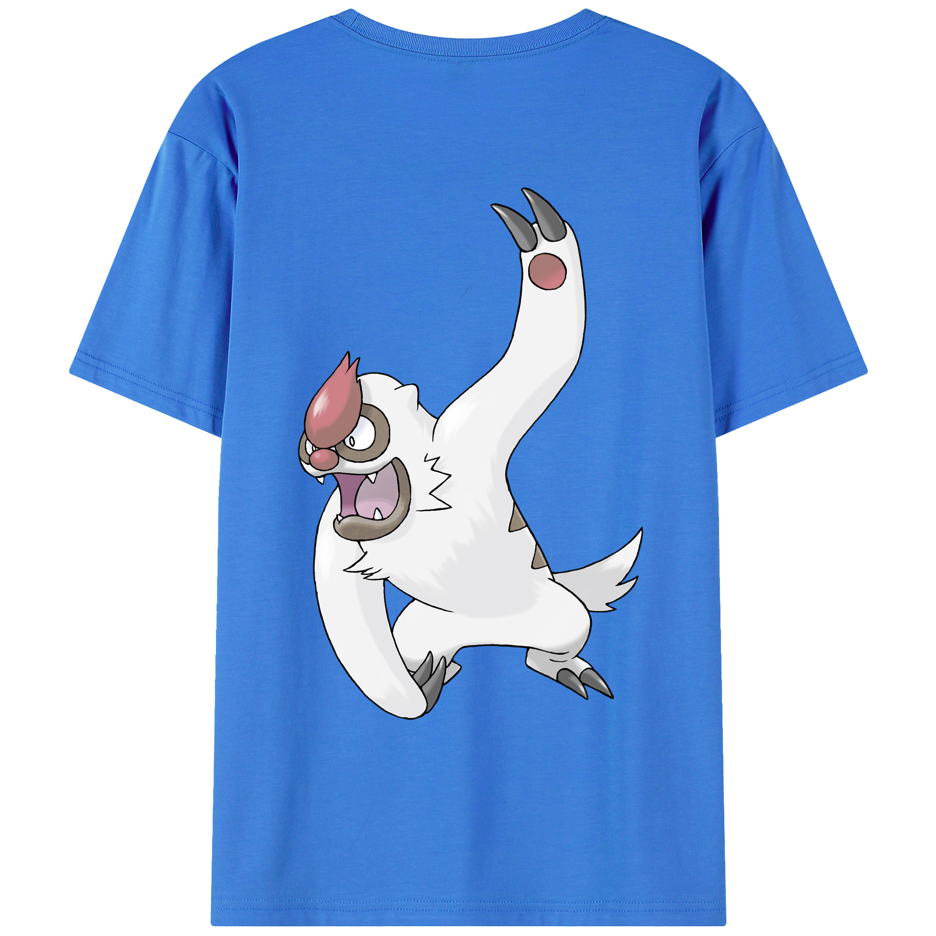 （画像用） ポケットモンスター Pokémon 綿100％ メンズ半袖Tシャツ（バックプリント） 通気性