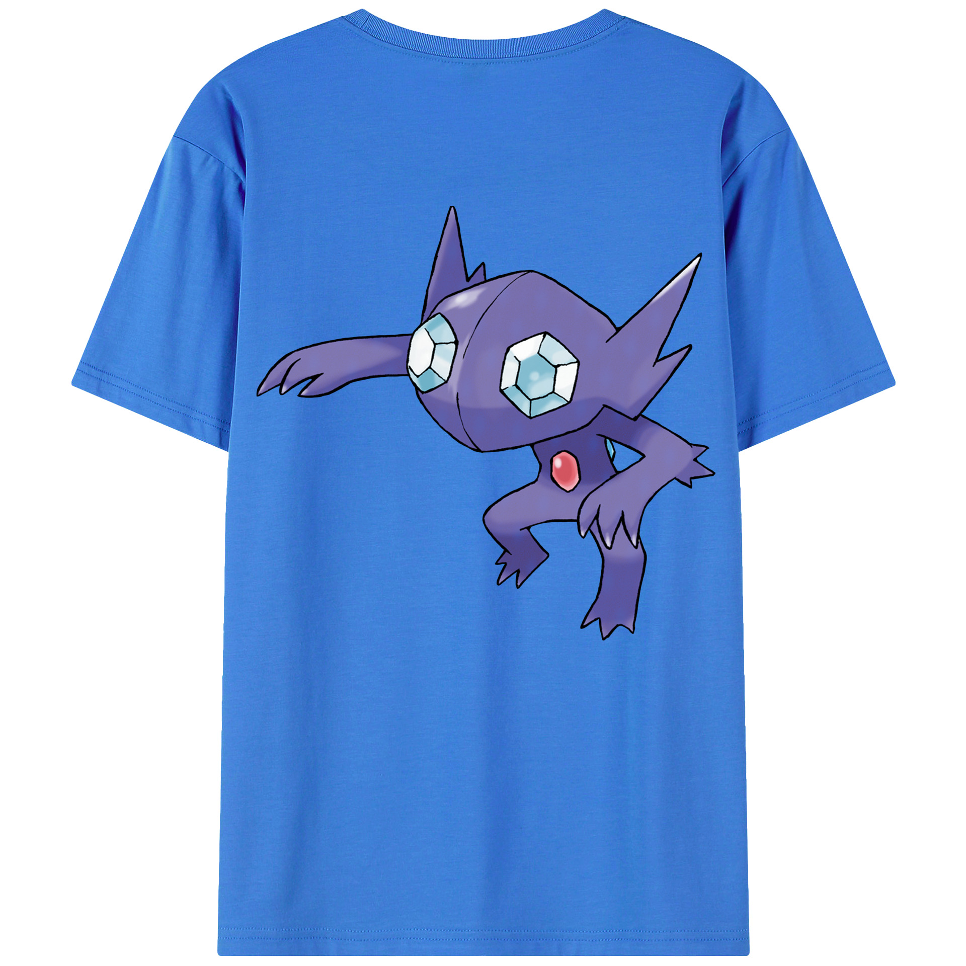 （画像用） ポケットモンスター Pokémon 綿100％ メンズ半袖Tシャツ（バックプリント） 通気性