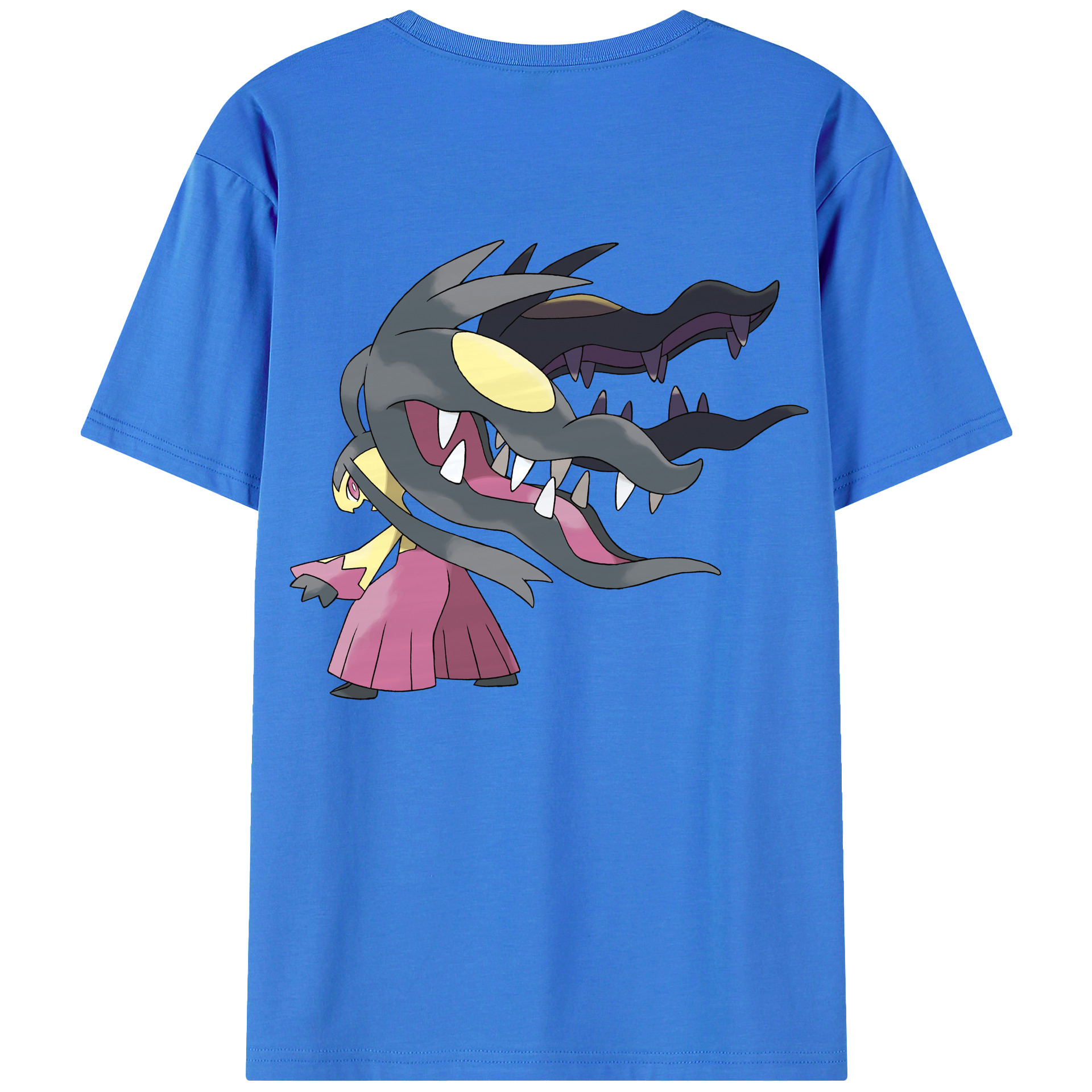 （画像用） ポケットモンスター Pokémon 綿100％ メンズ半袖Tシャツ（バックプリント） 通気性