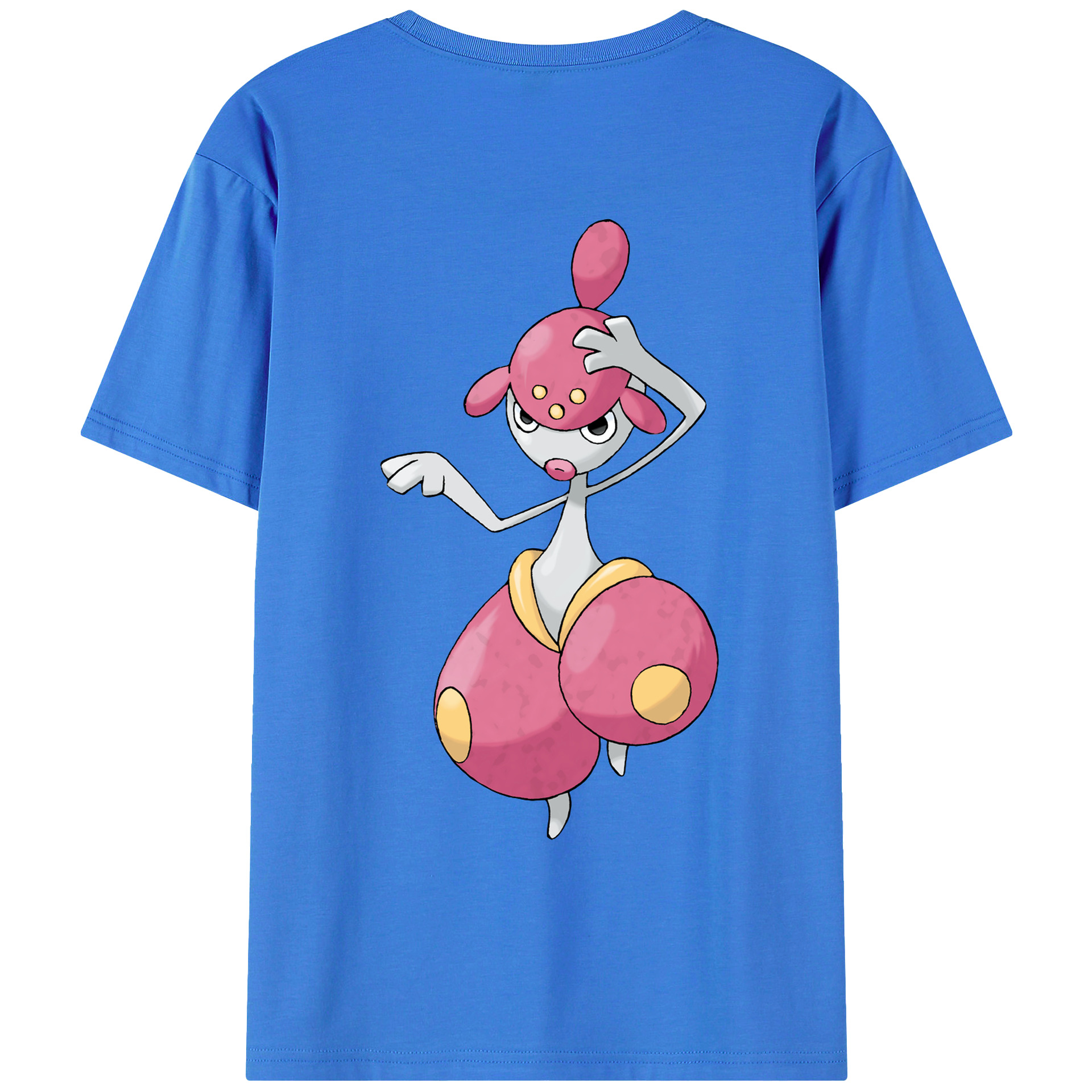 （画像用） ポケットモンスター Pokémon 綿100％ メンズ半袖Tシャツ（バックプリント） 通気性