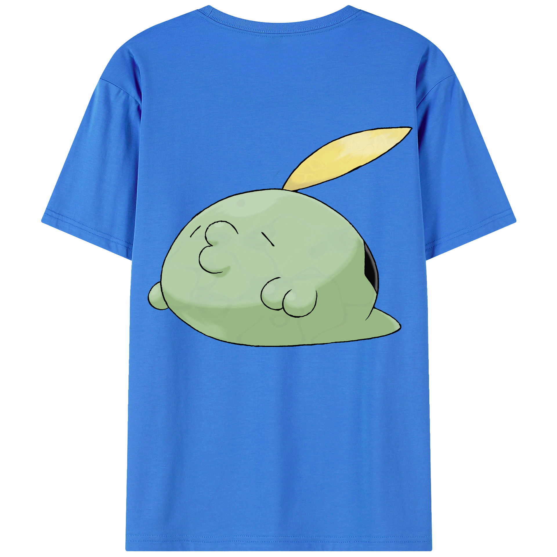 （画像用） ポケットモンスター Pokémon 綿100％ メンズ半袖Tシャツ（バックプリント） 通気性