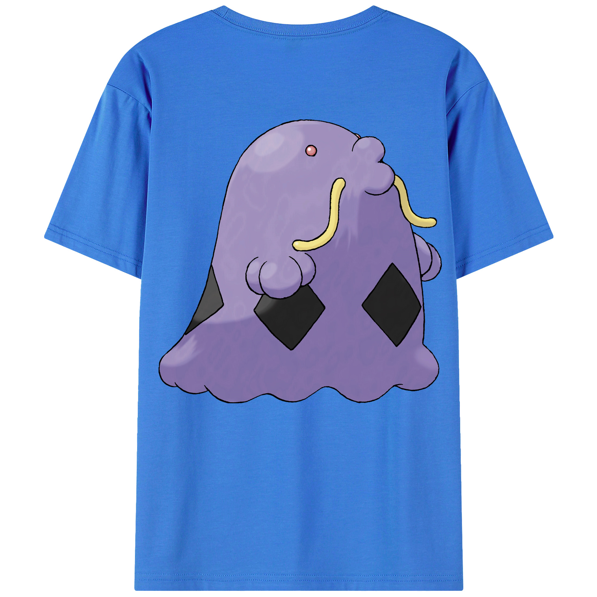 （画像用） ポケットモンスター Pokémon 綿100％ メンズ半袖Tシャツ（バックプリント） 通気性