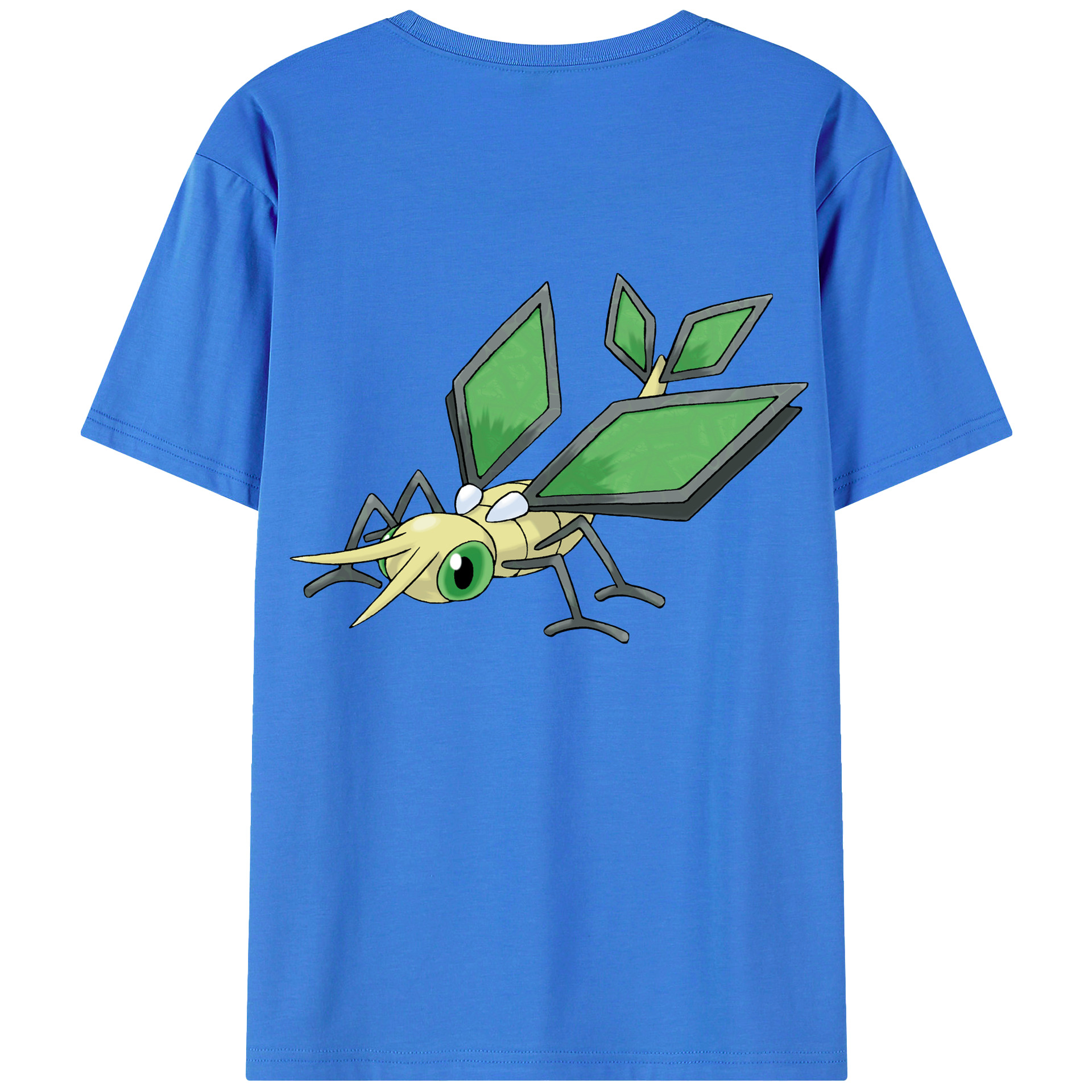 （画像用） ポケットモンスター Pokémon 綿100％ メンズ半袖Tシャツ（バックプリント） 通気性