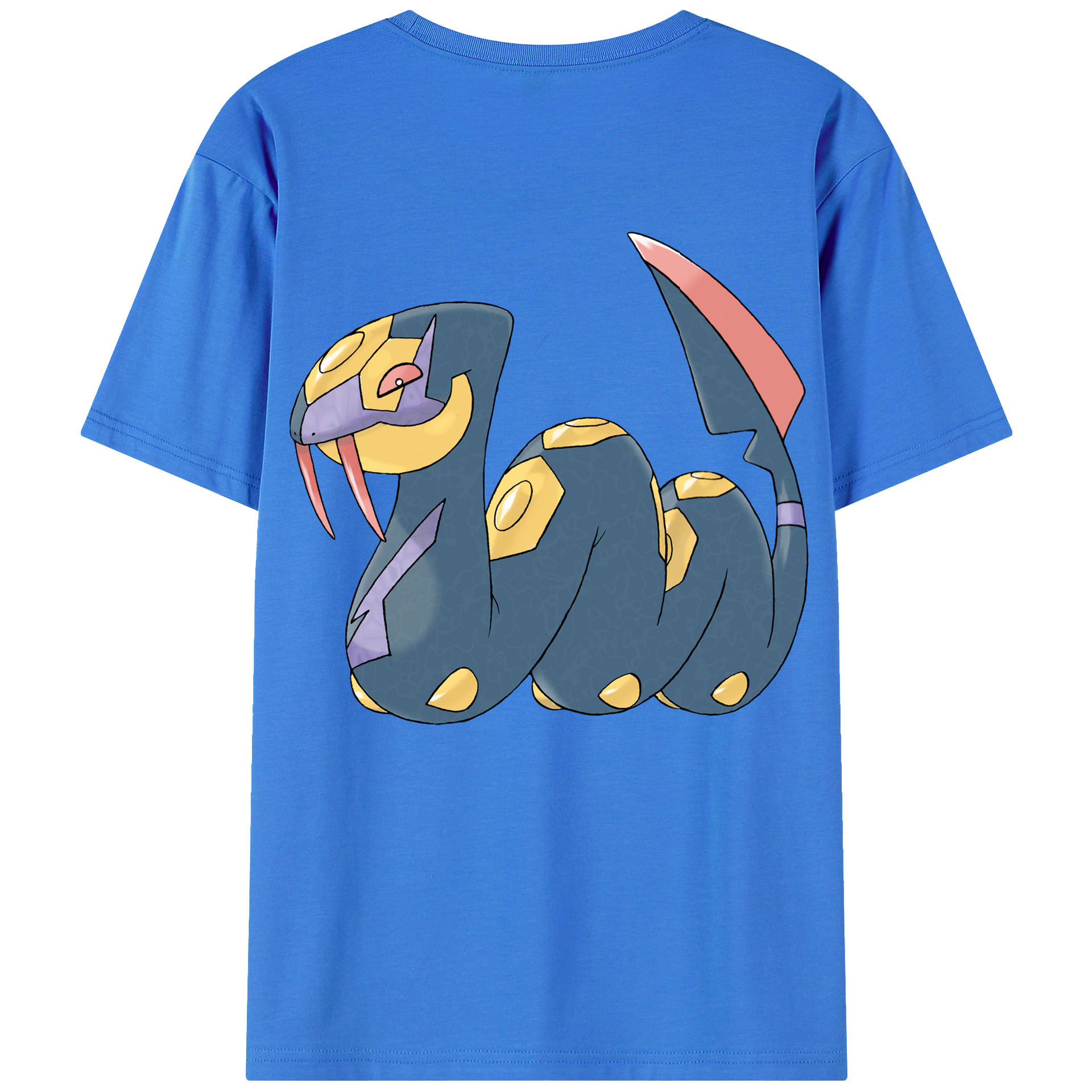（画像用） ポケットモンスター Pokémon 綿100％ メンズ半袖Tシャツ（バックプリント） 通気性