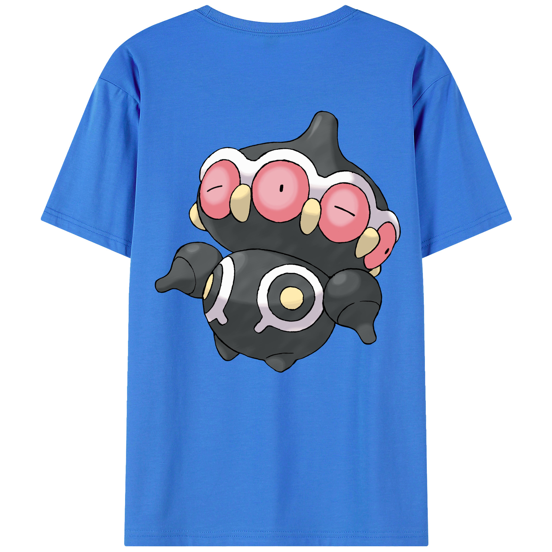 （画像用） ポケットモンスター Pokémon 綿100％ メンズ半袖Tシャツ（バックプリント） 通気性