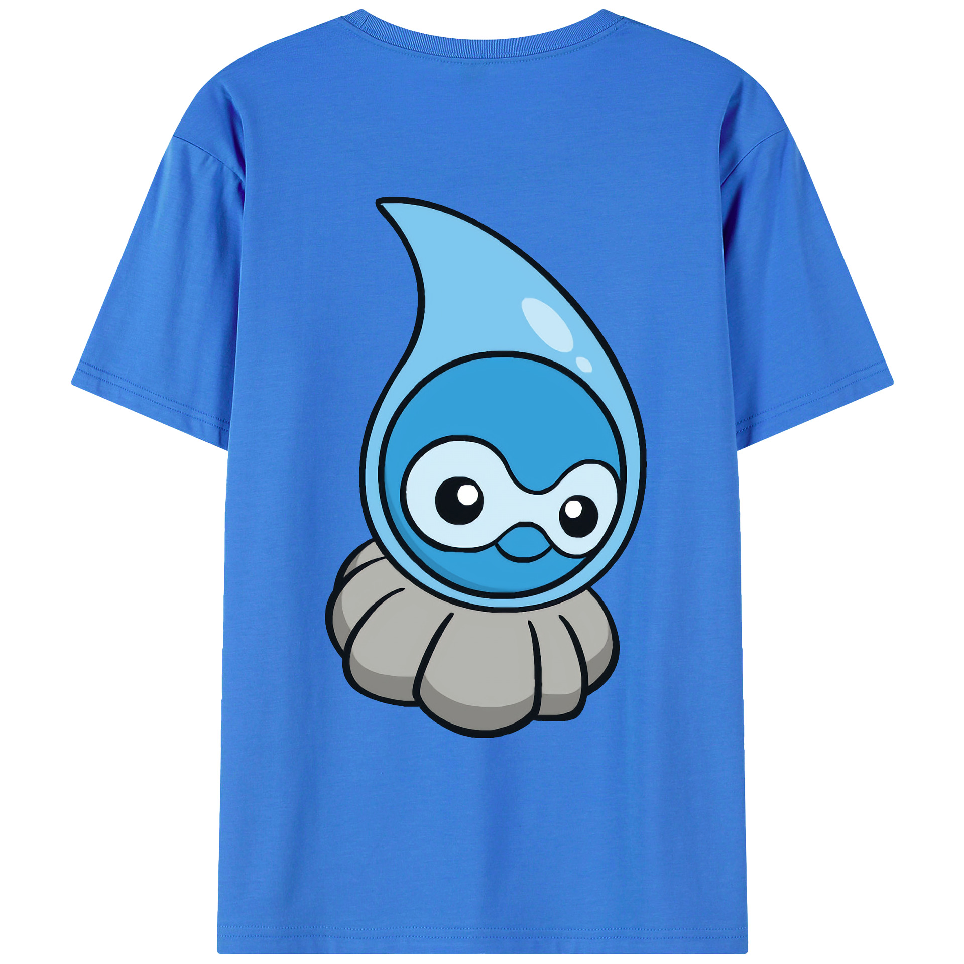 （画像用） ポケットモンスター Pokémon 綿100％ メンズ半袖Tシャツ（バックプリント） 通気性