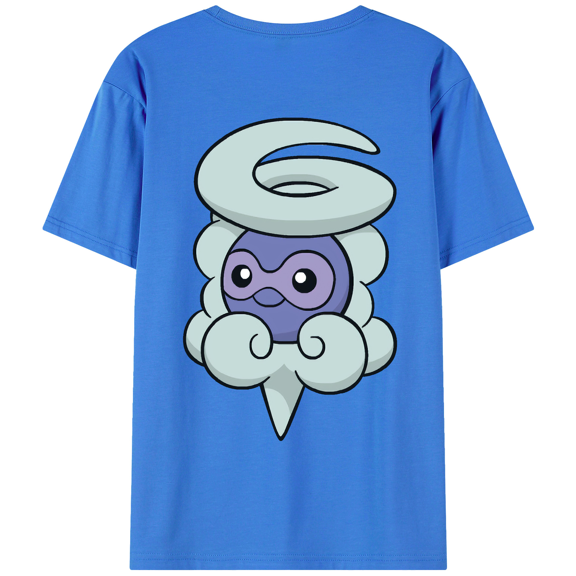 （画像用） ポケットモンスター Pokémon 綿100％ メンズ半袖Tシャツ（バックプリント） 通気性