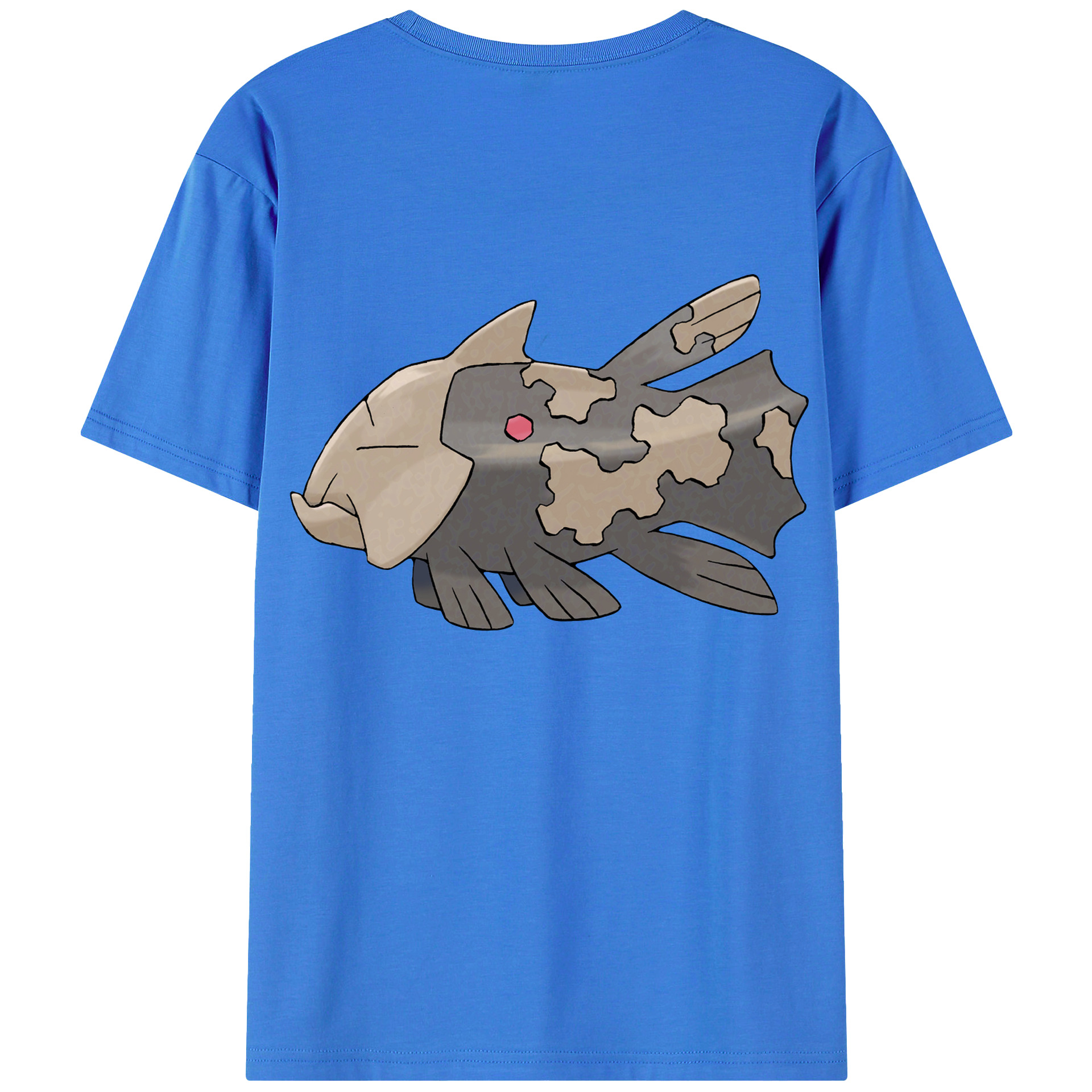（画像用） ポケットモンスター Pokémon 綿100％ メンズ半袖Tシャツ（バックプリント） 通気性