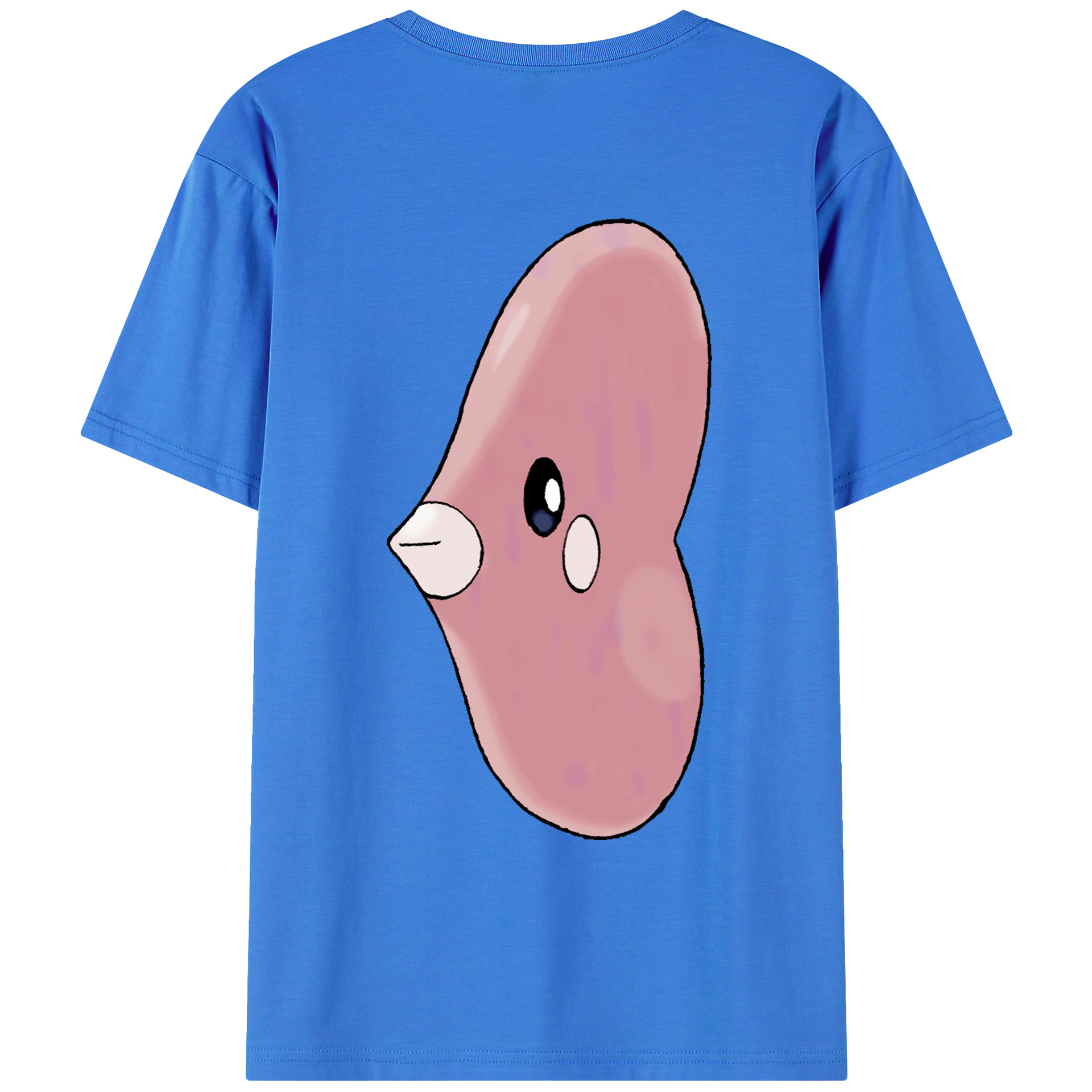 （画像用） ポケットモンスター Pokémon 綿100％ メンズ半袖Tシャツ（バックプリント） 通気性