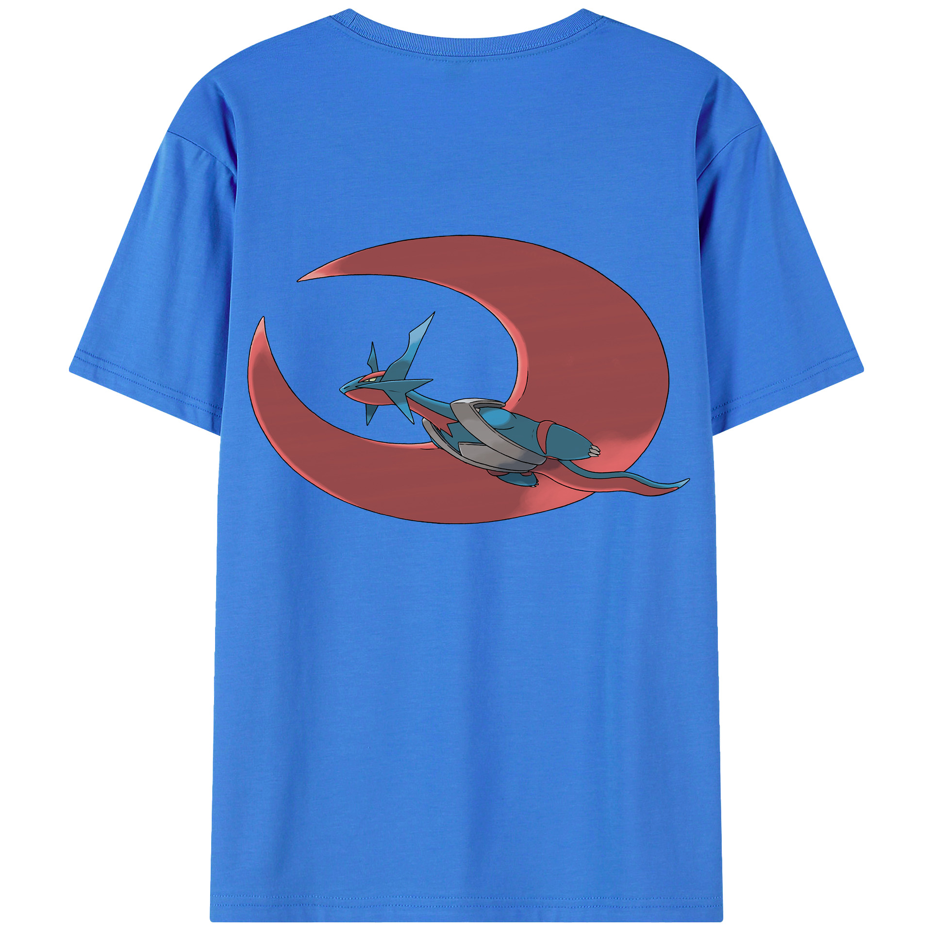 （画像用） ポケットモンスター Pokémon 綿100％ メンズ半袖Tシャツ（バックプリント） 通気性