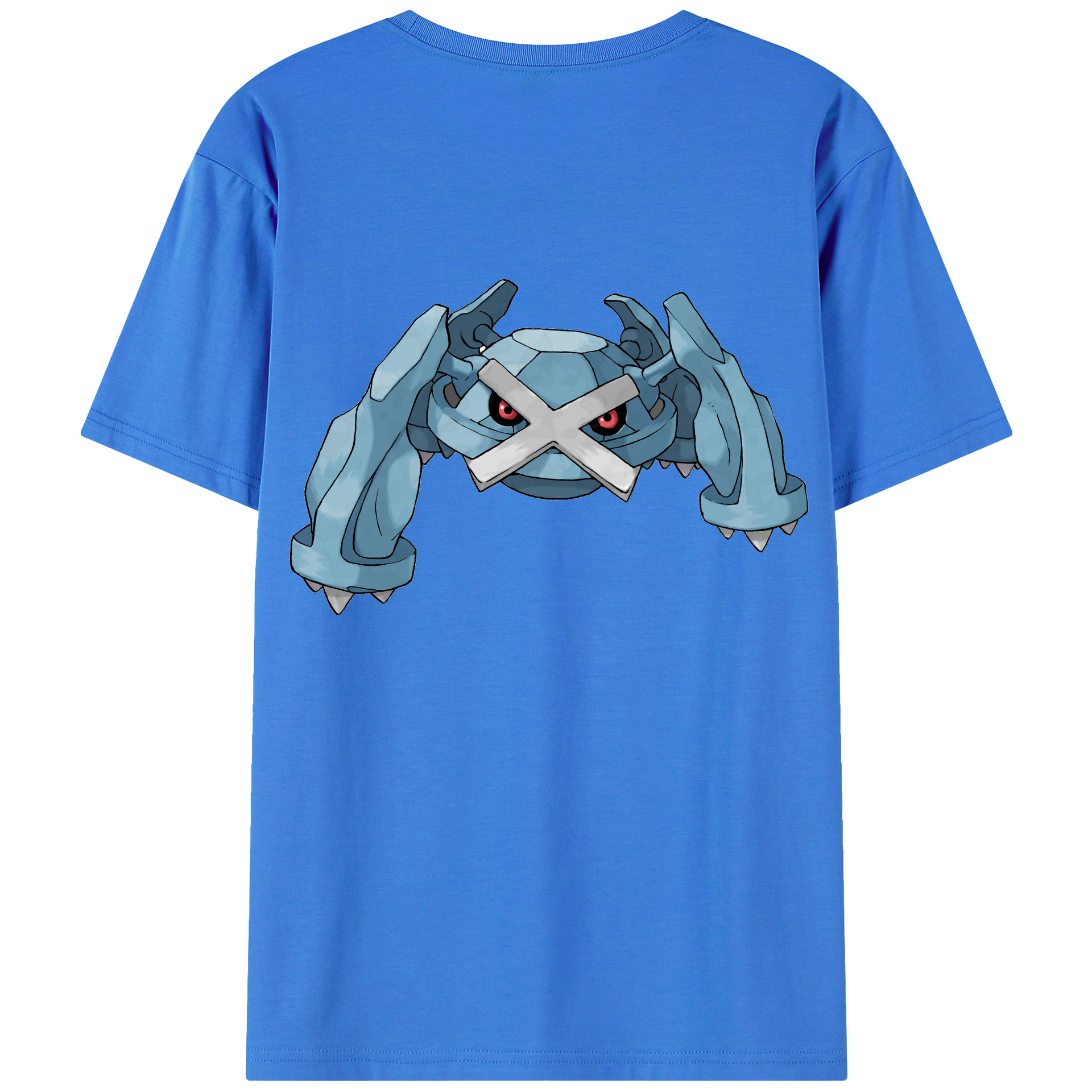 （画像用） ポケットモンスター Pokémon 綿100％ メンズ半袖Tシャツ（バックプリント） 通気性