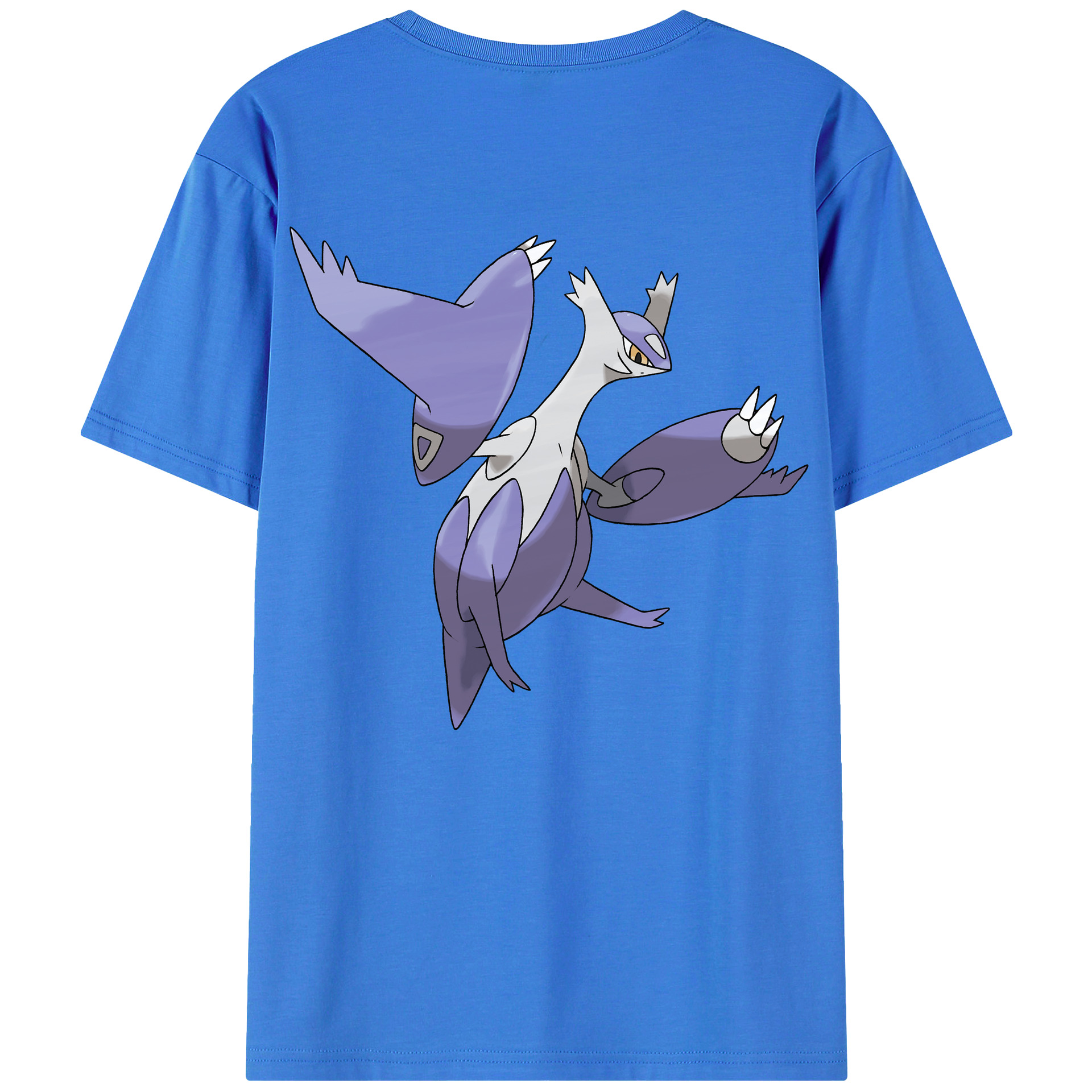 （画像用） ポケットモンスター Pokémon 綿100％ メンズ半袖Tシャツ（バックプリント） 通気性