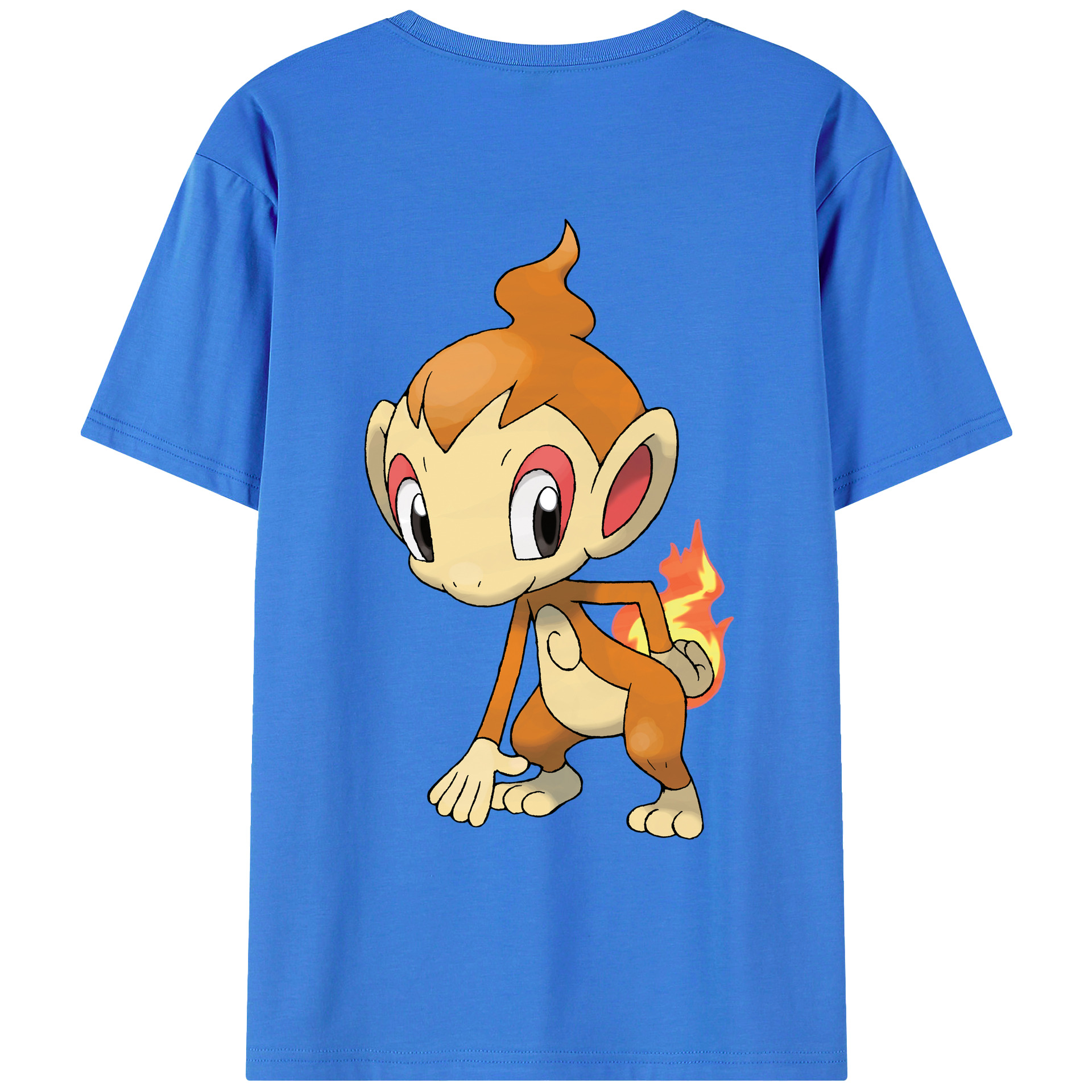 （画像用） ポケットモンスター Pokémon 綿100％ メンズ半袖Tシャツ（バックプリント） 通気性