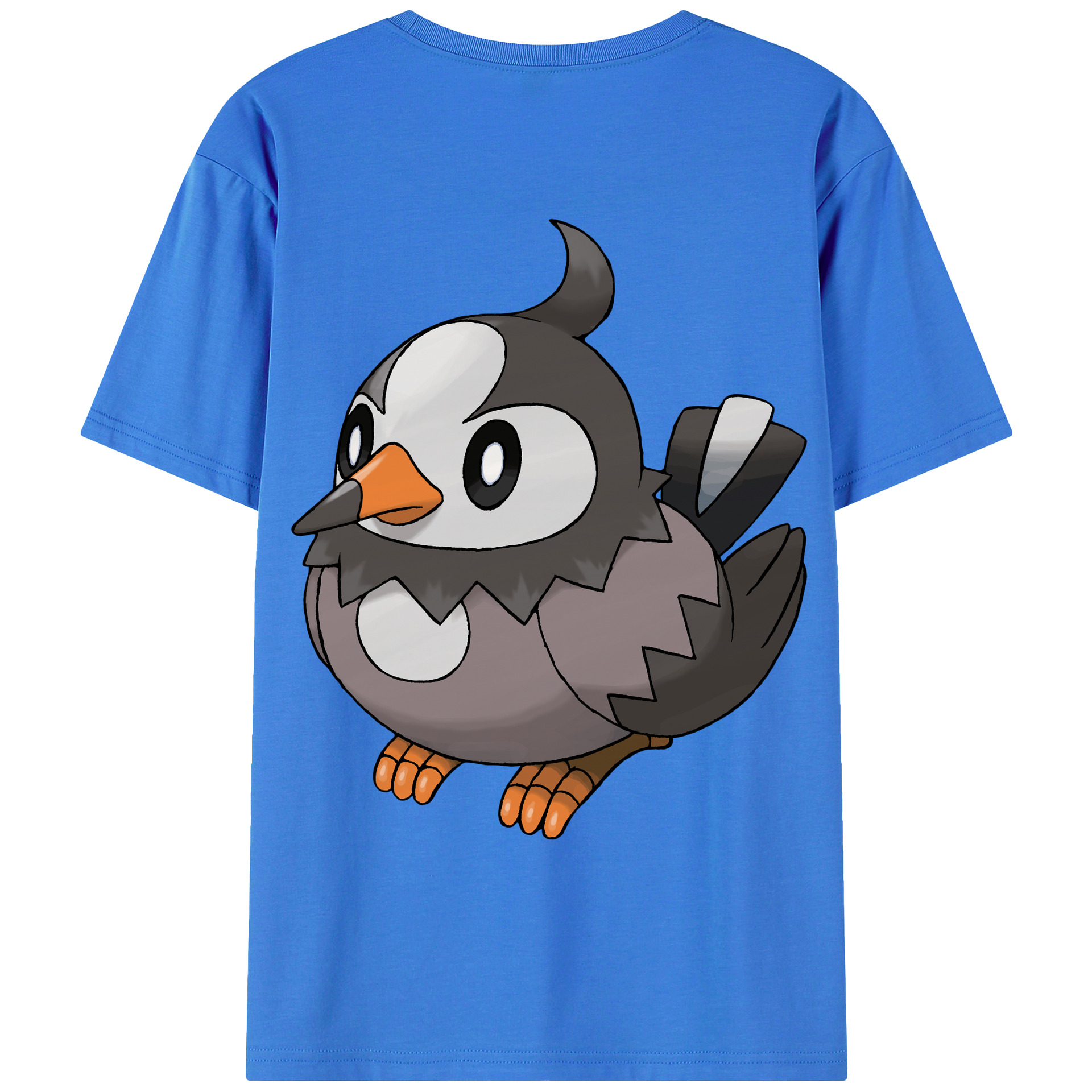 （画像用） ポケットモンスター Pokémon 綿100％ メンズ半袖Tシャツ（バックプリント） 通気性