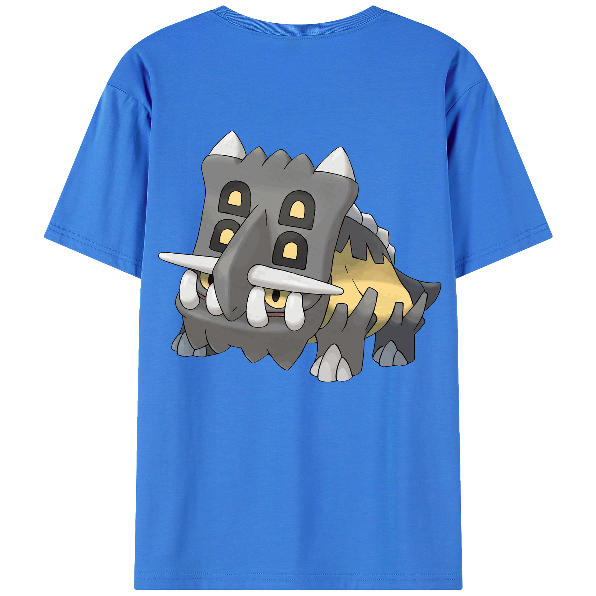 （画像用） ポケットモンスター Pokémon 綿100％ メンズ半袖Tシャツ（バックプリント） 通気性