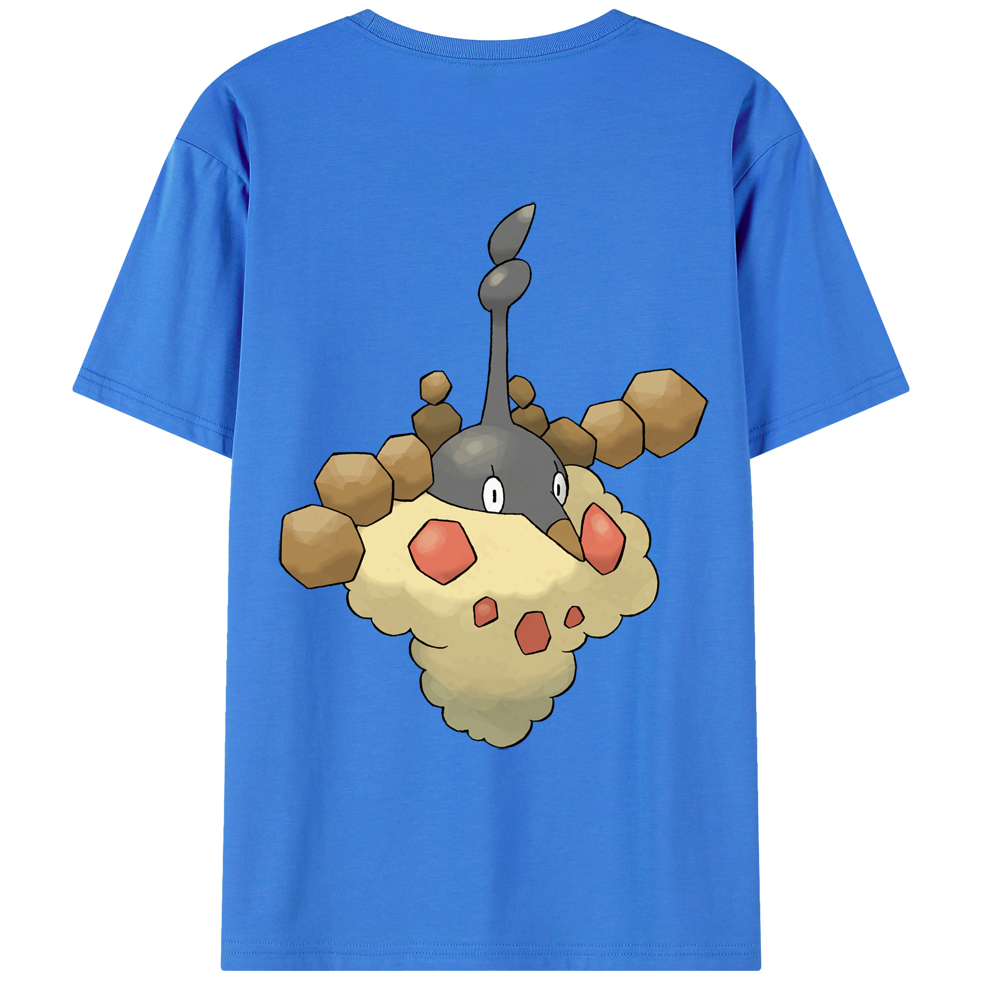 （画像用） ポケットモンスター Pokémon 綿100％ メンズ半袖Tシャツ（バックプリント） 通気性
