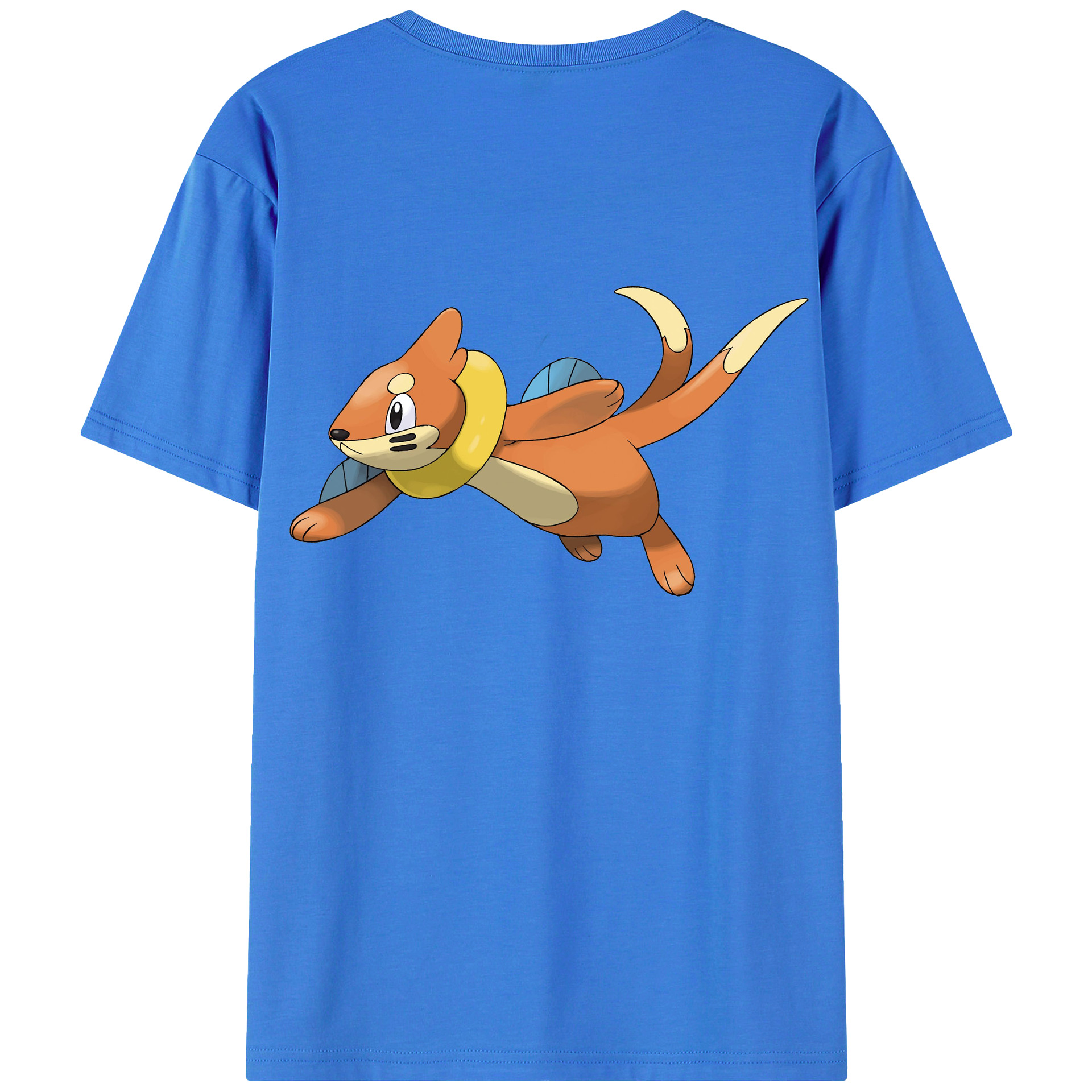 （画像用） ポケットモンスター Pokémon 綿100％ メンズ半袖Tシャツ（バックプリント） 通気性