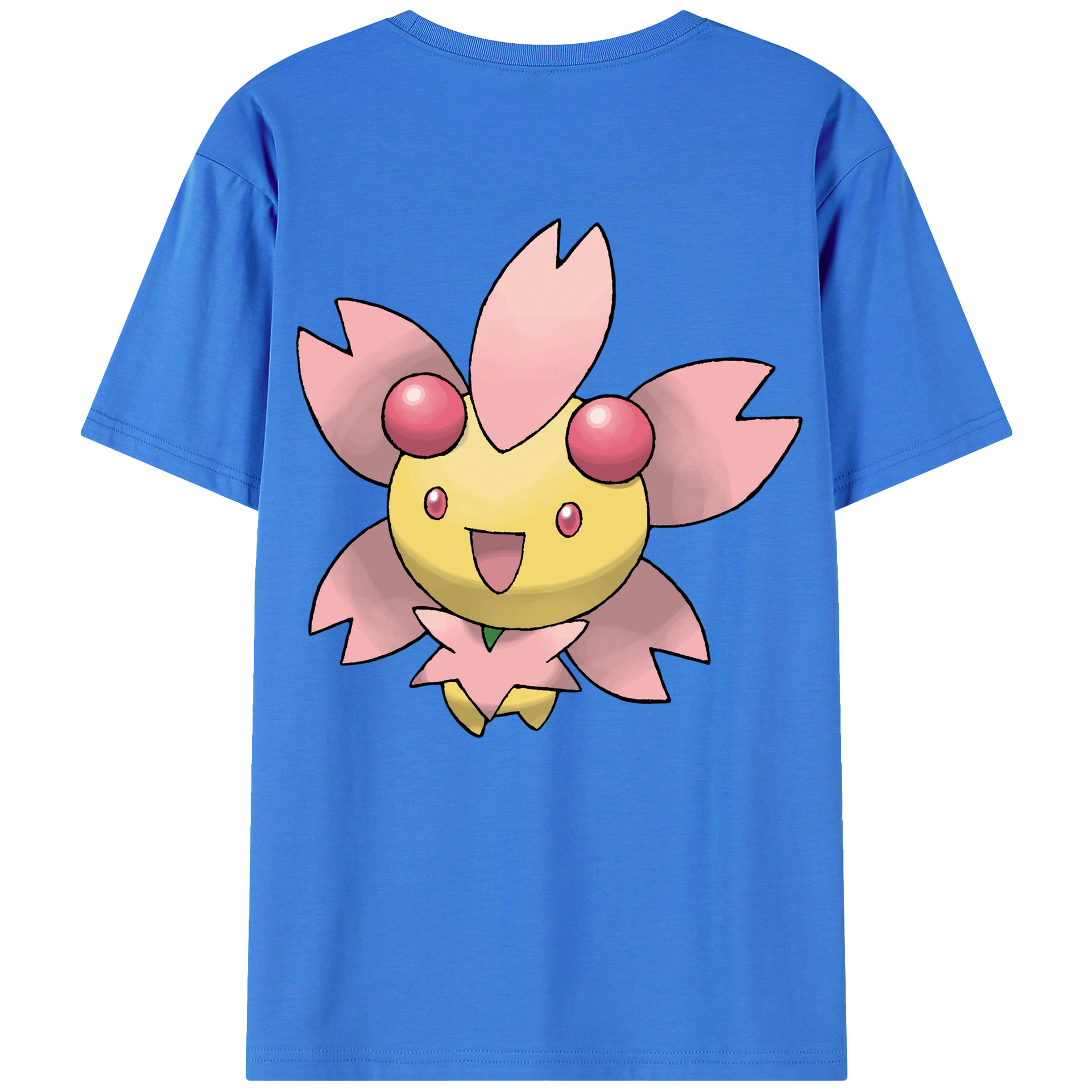 （画像用） ポケットモンスター Pokémon 綿100％ メンズ半袖Tシャツ（バックプリント） 通気性