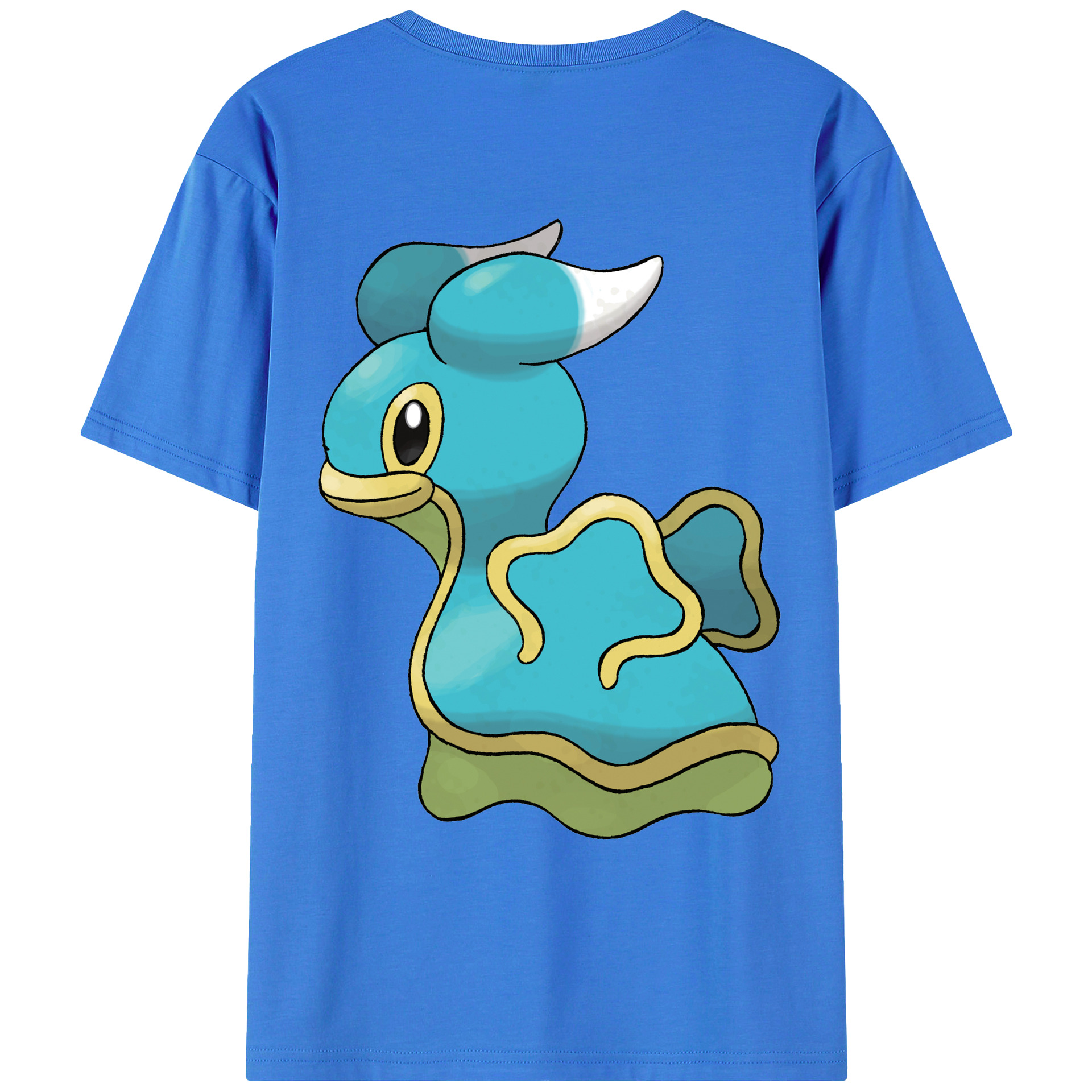 （画像用） ポケットモンスター Pokémon 綿100％ メンズ半袖Tシャツ（バックプリント） 通気性