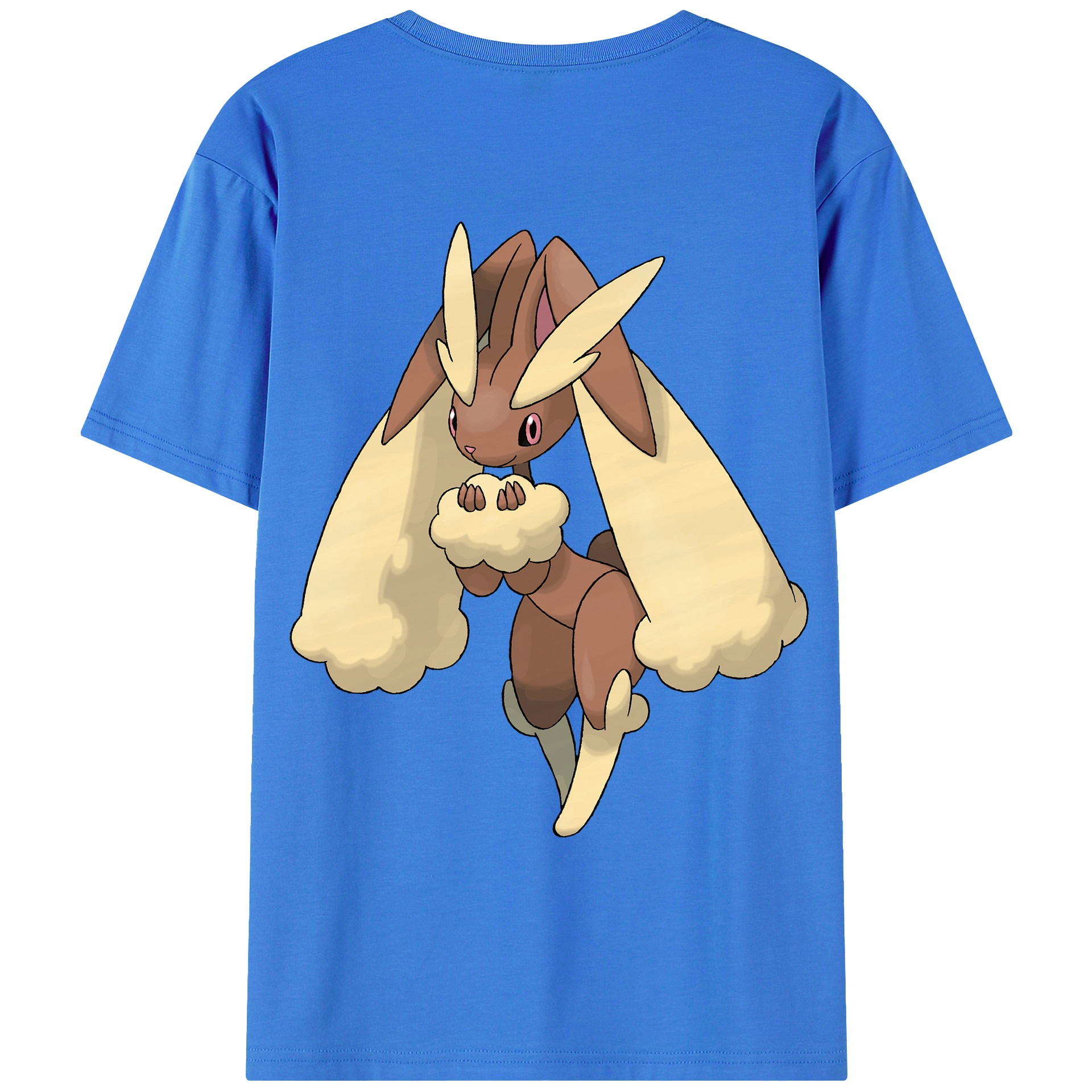 （画像用） ポケットモンスター Pokémon 綿100％ メンズ半袖Tシャツ（バックプリント） 通気性