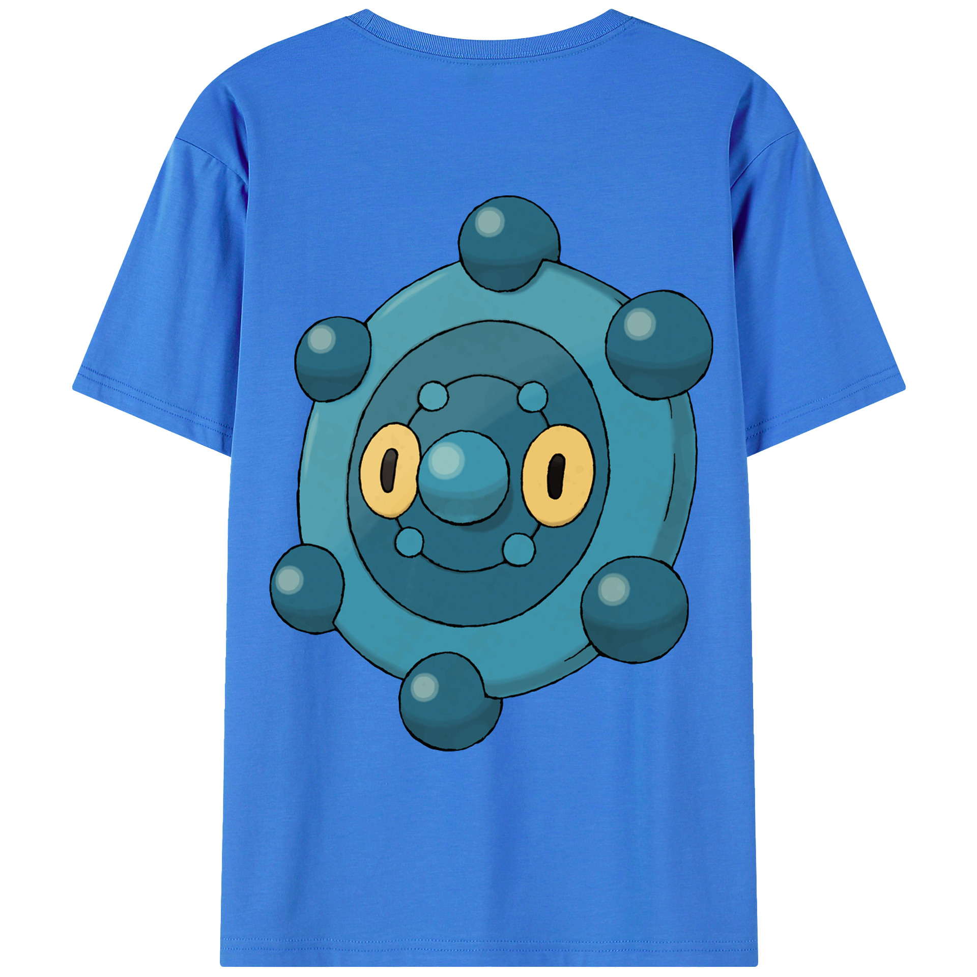 （画像用） ポケットモンスター Pokémon 綿100％ メンズ半袖Tシャツ（バックプリント） 通気性