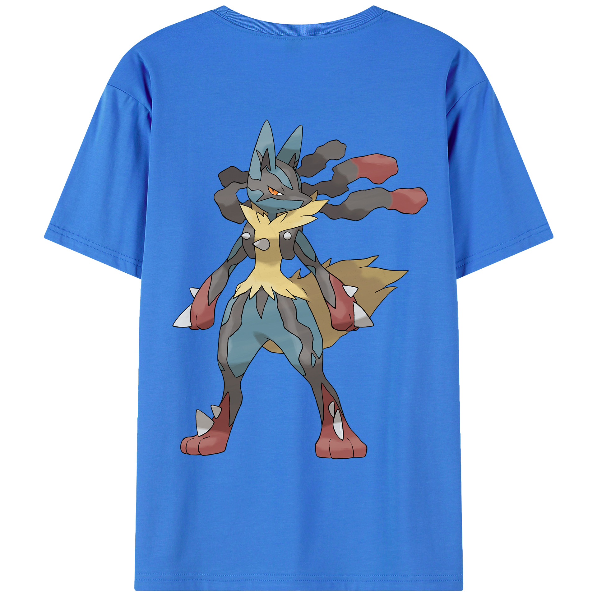（画像用） ポケットモンスター Pokémon 綿100％ メンズ半袖Tシャツ（バックプリント） 通気性
