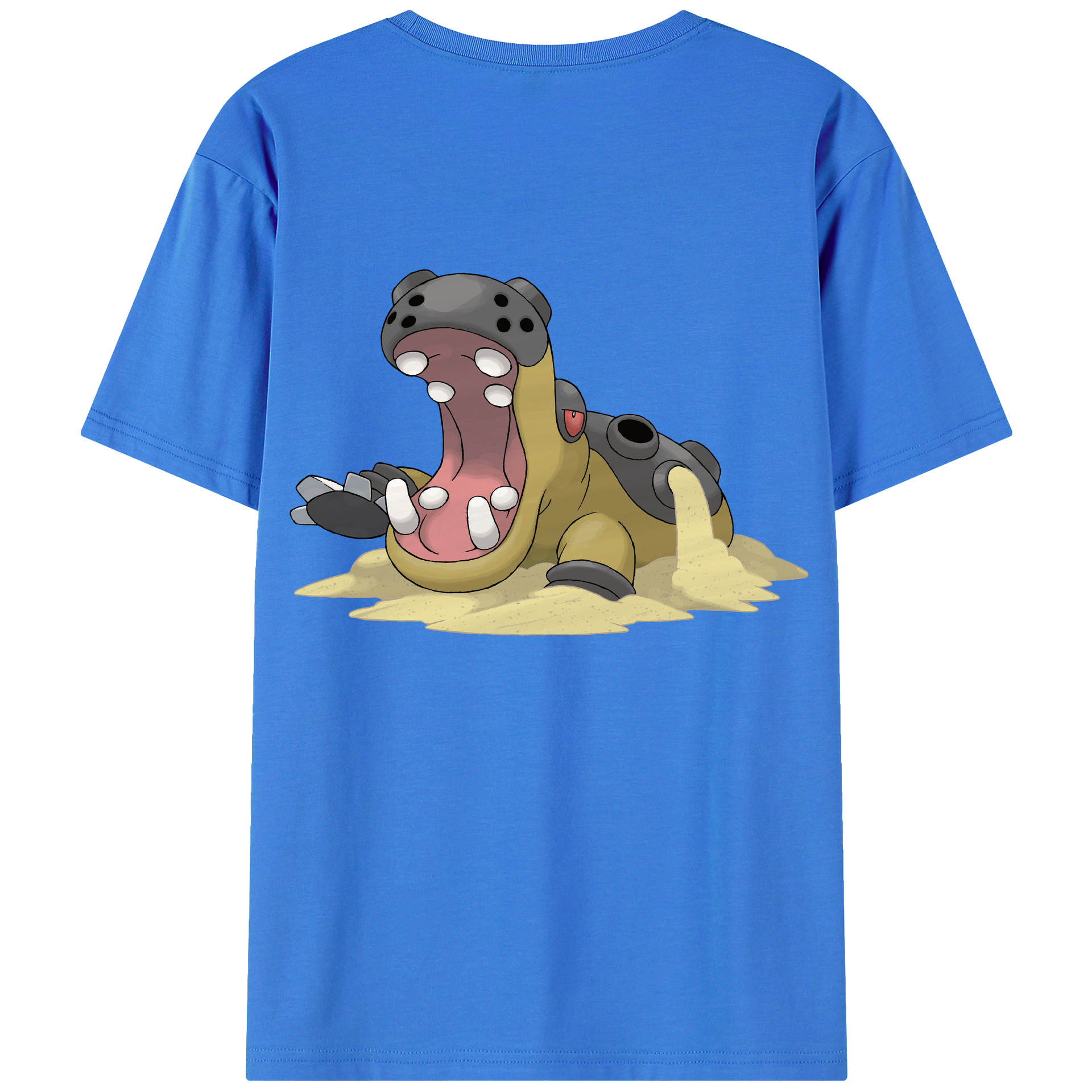 （画像用） ポケットモンスター Pokémon 綿100％ メンズ半袖Tシャツ（バックプリント） 通気性