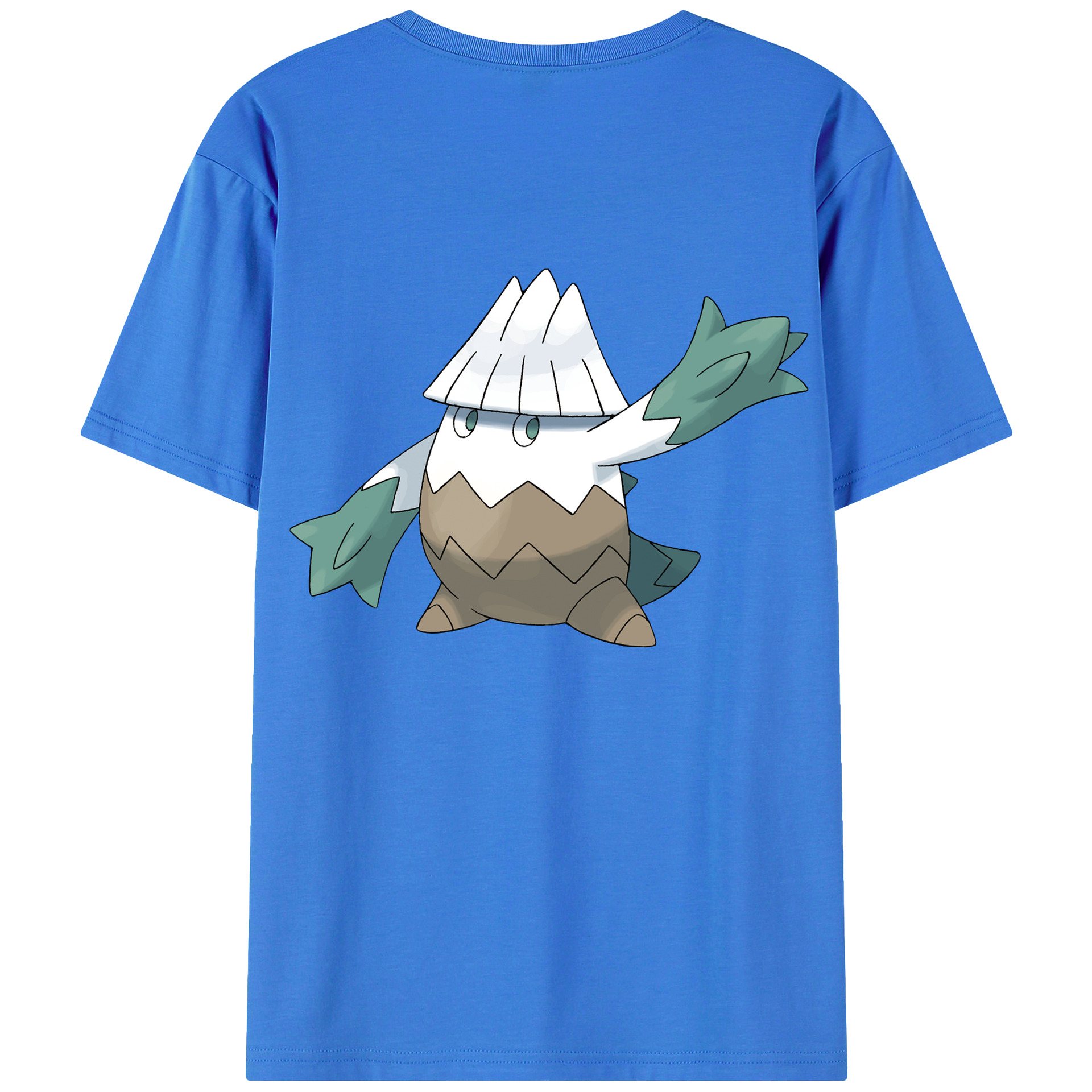（画像用） ポケットモンスター Pokémon 綿100％ メンズ半袖Tシャツ（バックプリント） 通気性