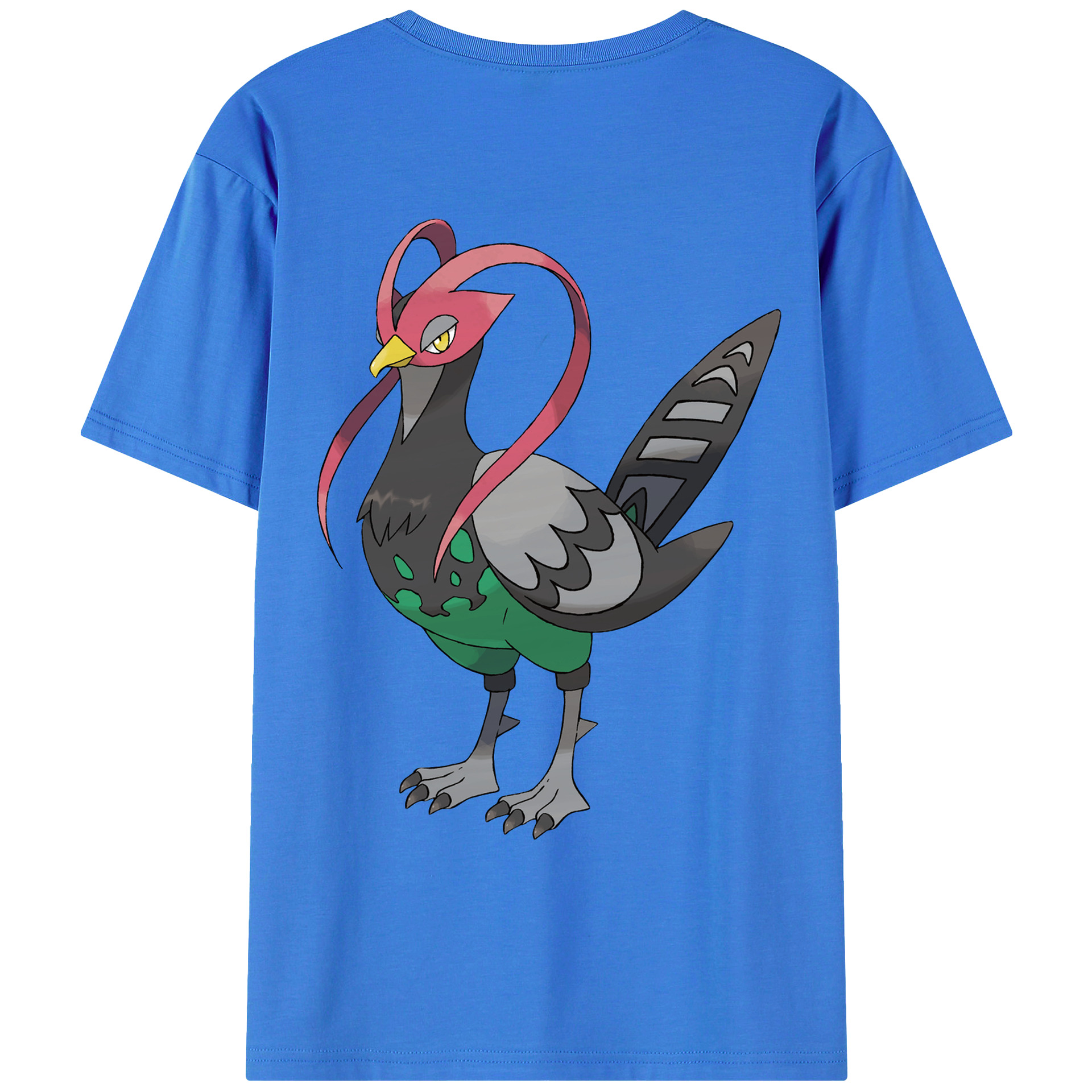 （画像用） ポケットモンスター Pokémon 綿100％ メンズ半袖Tシャツ（バックプリント） 通気性