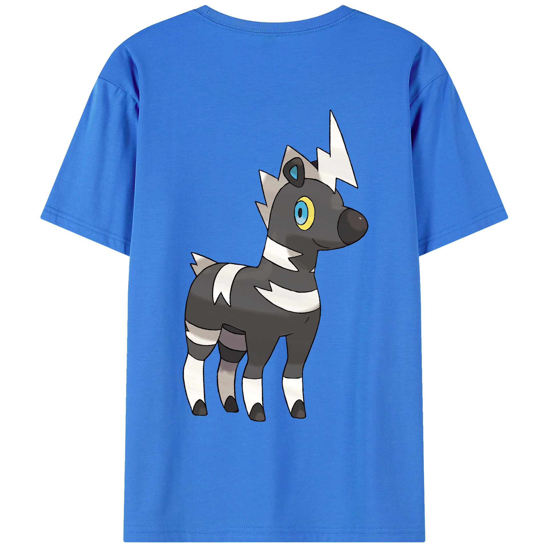（画像用） ポケットモンスター Pokémon 綿100％ メンズ半袖Tシャツ（バックプリント） 通気性