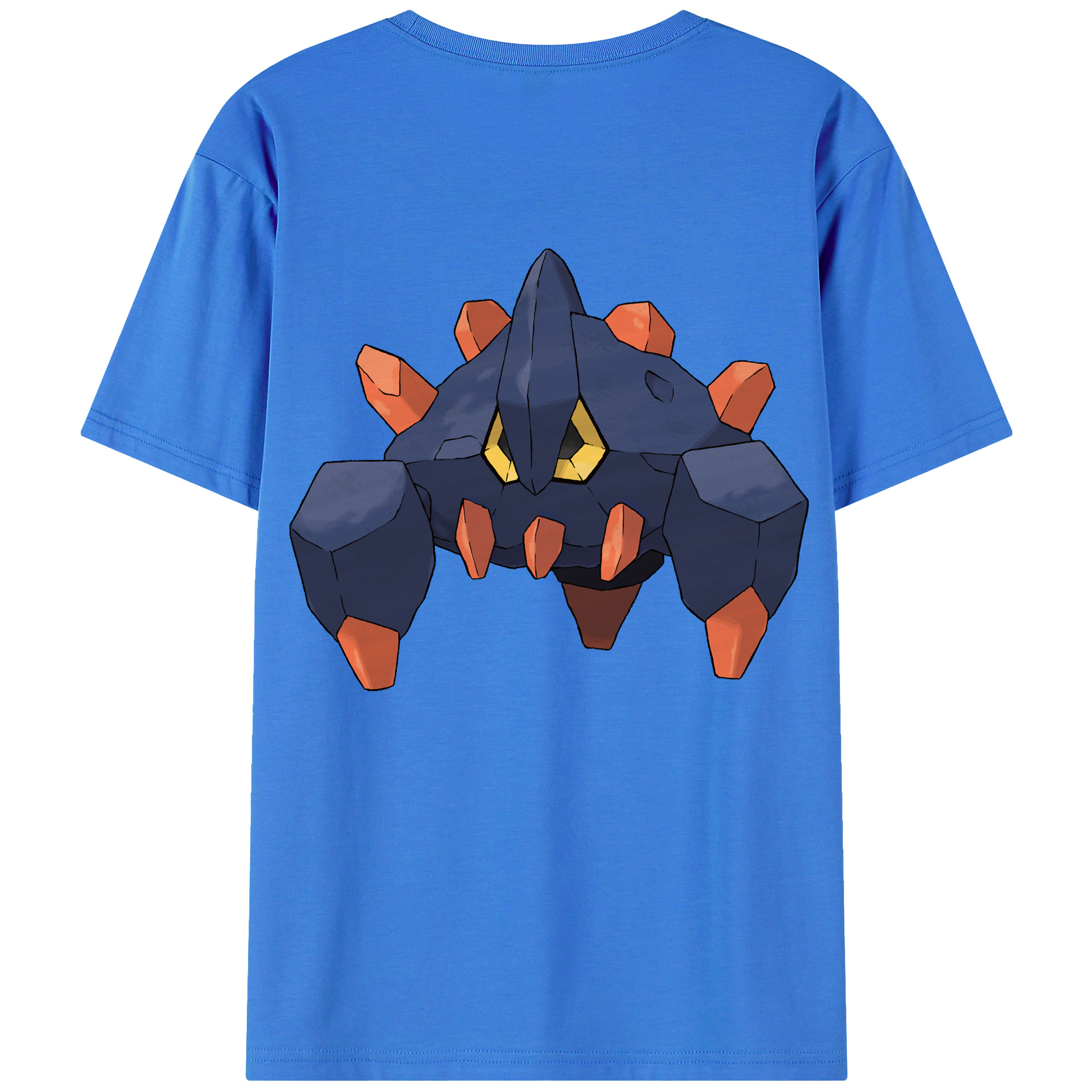 （画像用） ポケットモンスター Pokémon 綿100％ メンズ半袖Tシャツ（バックプリント） 通気性
