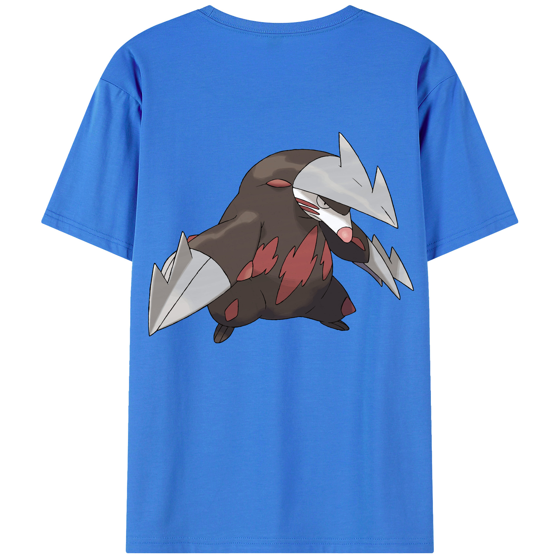 （画像用） ポケットモンスター Pokémon 綿100％ メンズ半袖Tシャツ（バックプリント） 通気性