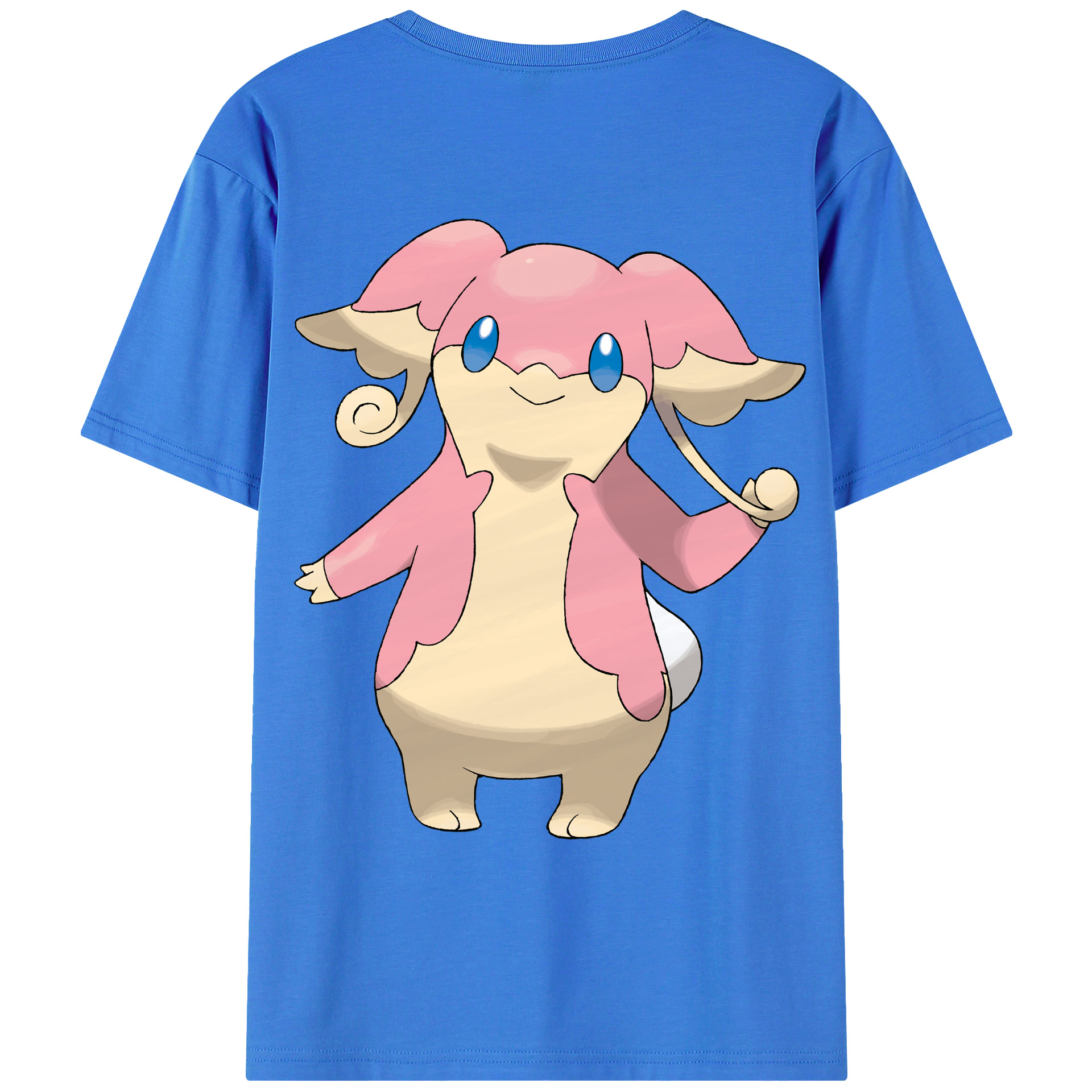 （画像用） ポケットモンスター Pokémon 綿100％ メンズ半袖Tシャツ（バックプリント） 通気性