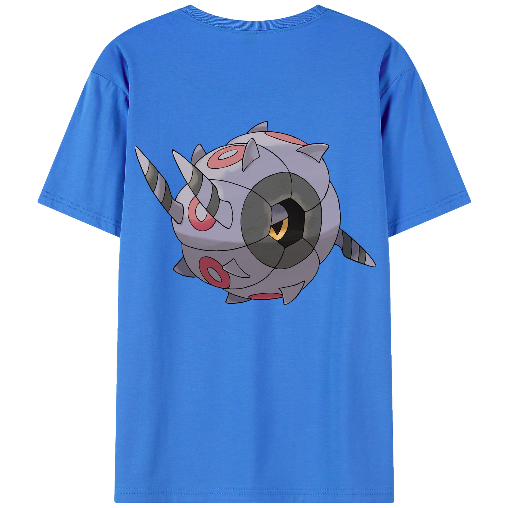 （画像用） ポケットモンスター Pokémon 綿100％ メンズ半袖Tシャツ（バックプリント） 通気性