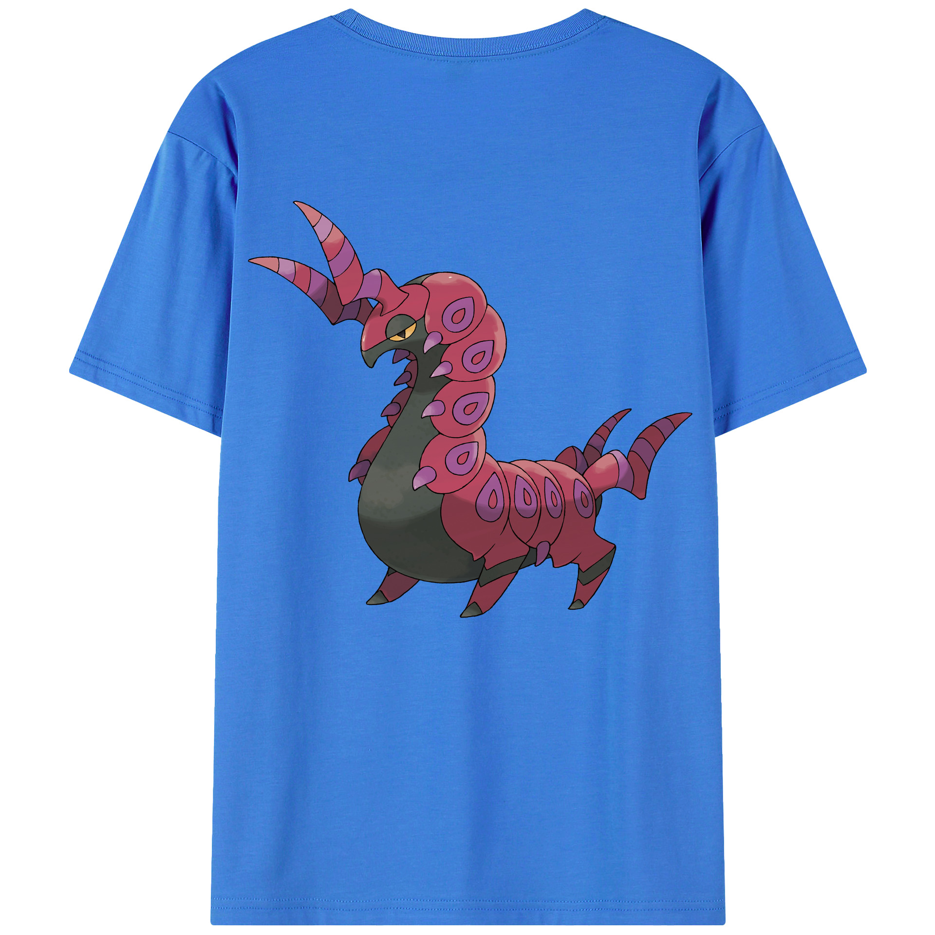 （画像用） ポケットモンスター Pokémon 綿100％ メンズ半袖Tシャツ（バックプリント） 通気性