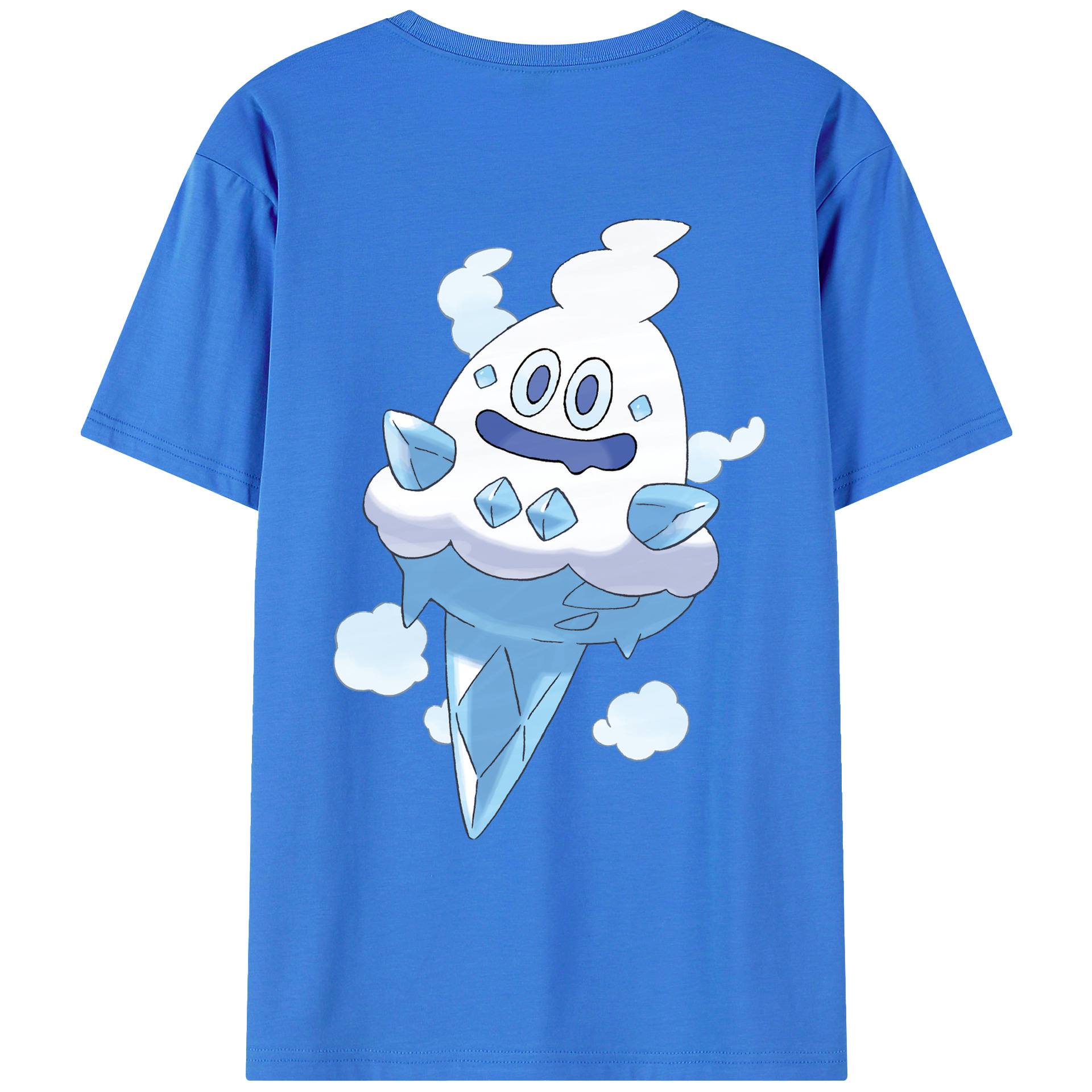 （画像用） ポケットモンスター Pokémon 綿100％ メンズ半袖Tシャツ（バックプリント） 通気性