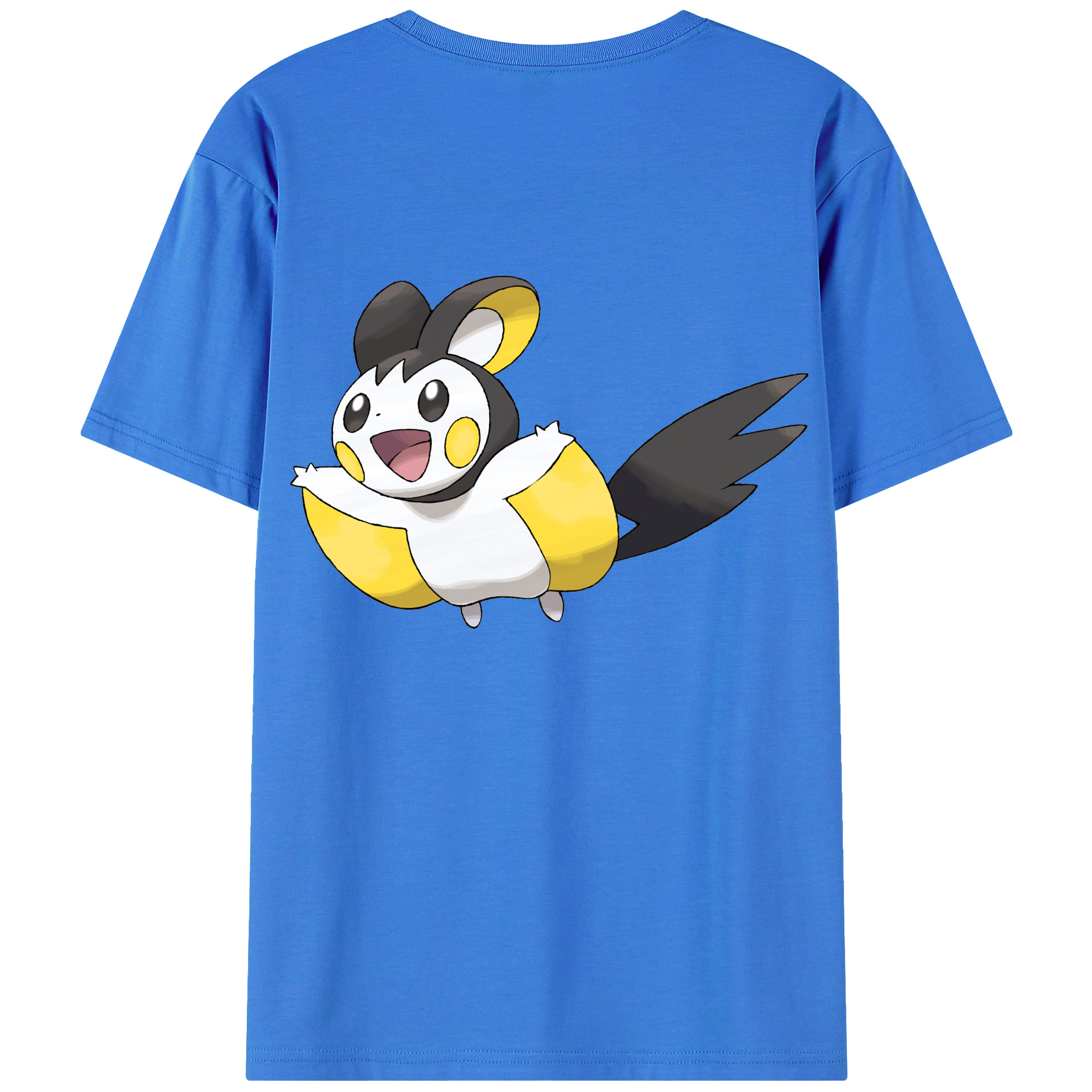 （画像用） ポケットモンスター Pokémon 綿100％ メンズ半袖Tシャツ（バックプリント） 通気性