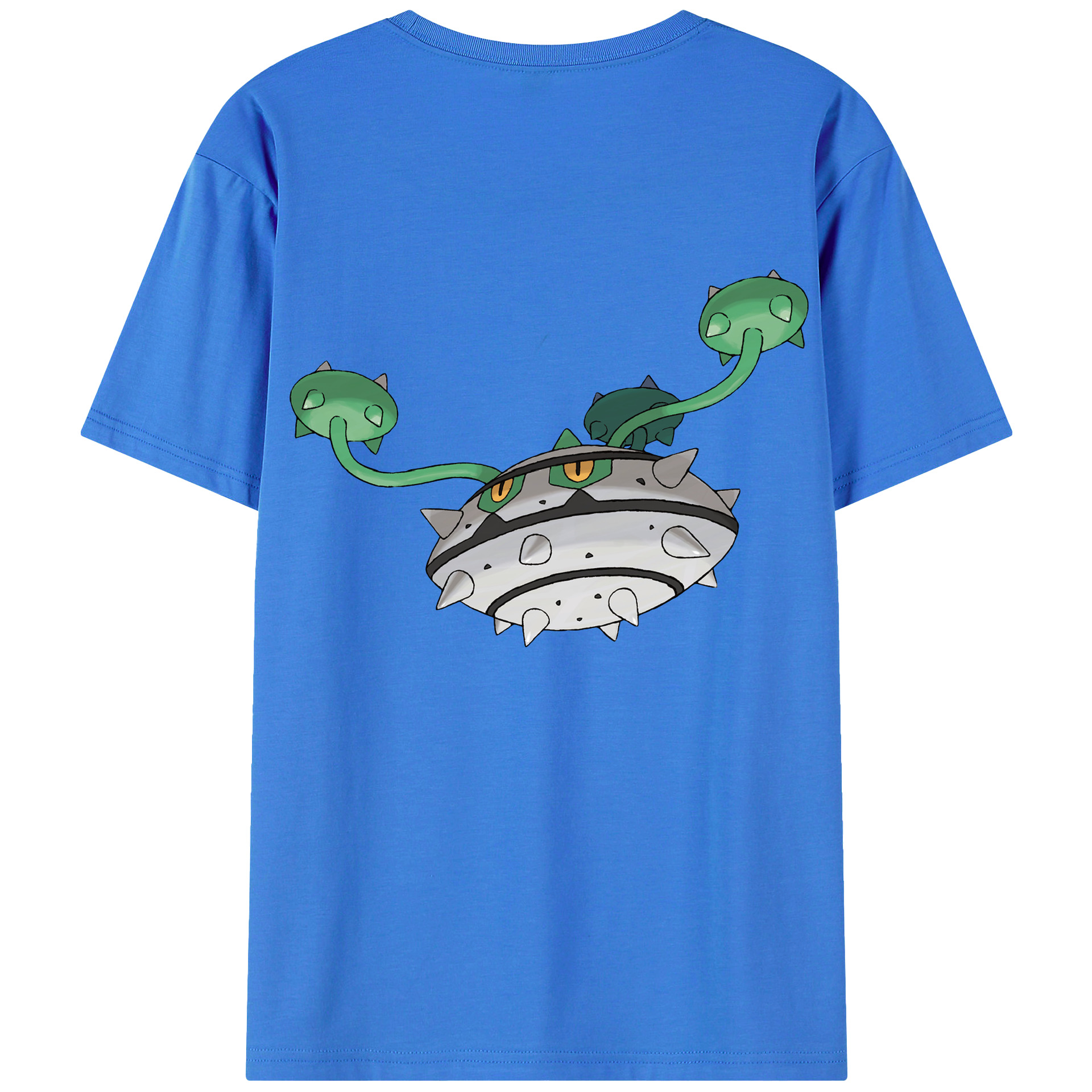 （画像用） ポケットモンスター Pokémon 綿100％ メンズ半袖Tシャツ（バックプリント） 通気性