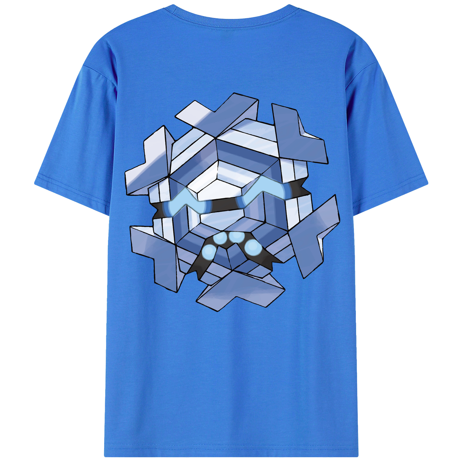 （画像用） ポケットモンスター Pokémon 綿100％ メンズ半袖Tシャツ（バックプリント） 通気性