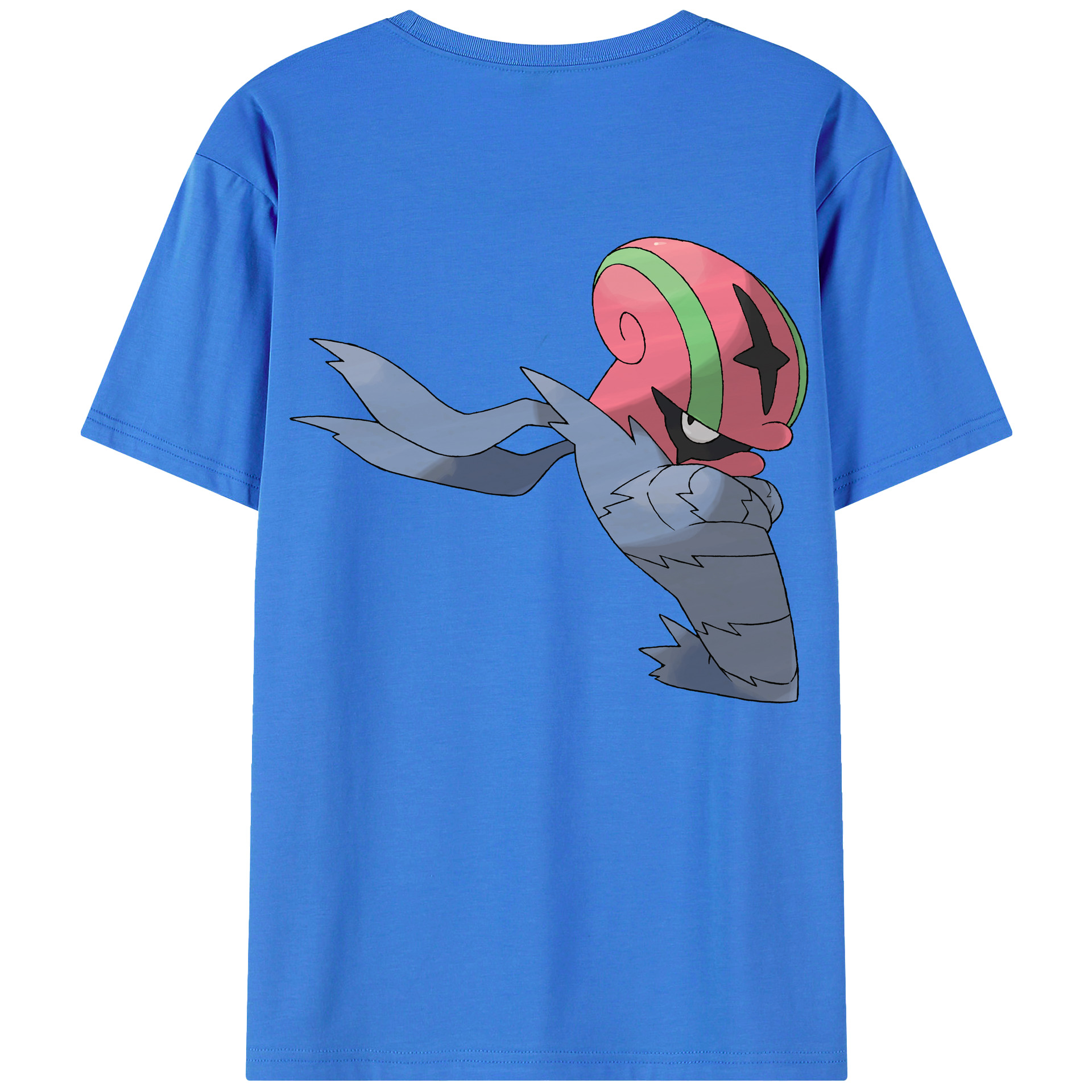 （画像用） ポケットモンスター Pokémon 綿100％ メンズ半袖Tシャツ（バックプリント） 通気性