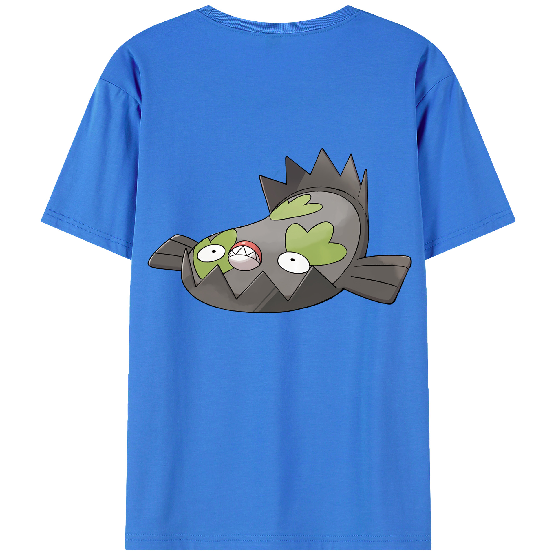 （画像用） ポケットモンスター Pokémon 綿100％ メンズ半袖Tシャツ（バックプリント） 通気性