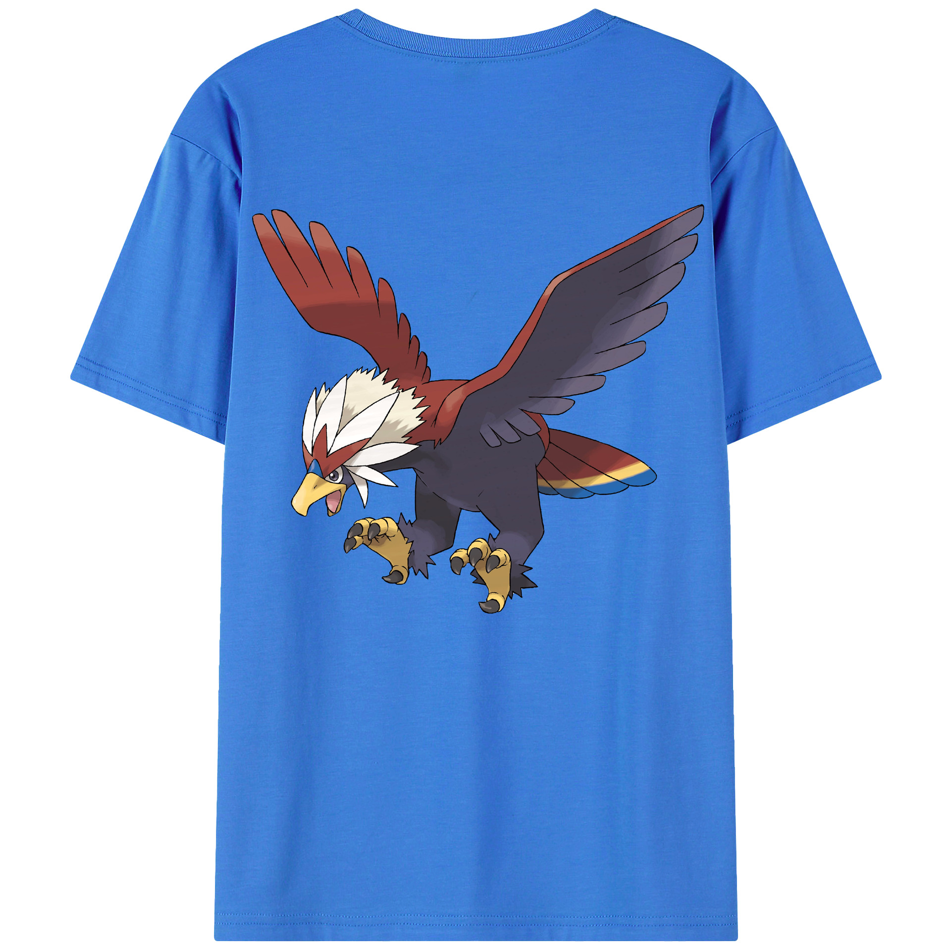 （画像用） ポケットモンスター Pokémon 綿100％ メンズ半袖Tシャツ（バックプリント） 通気性