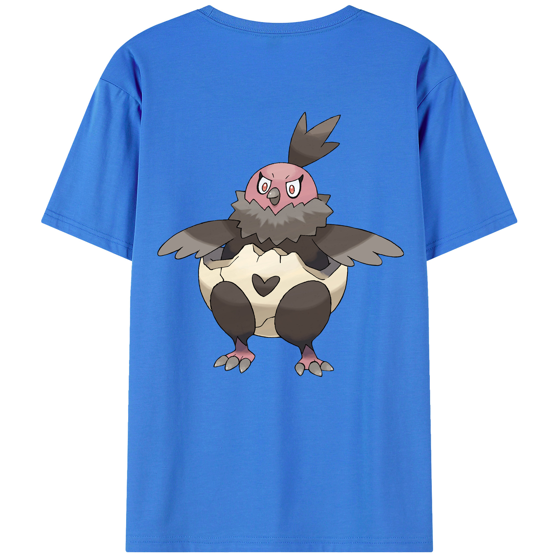 （画像用） ポケットモンスター Pokémon 綿100％ メンズ半袖Tシャツ（バックプリント） 通気性