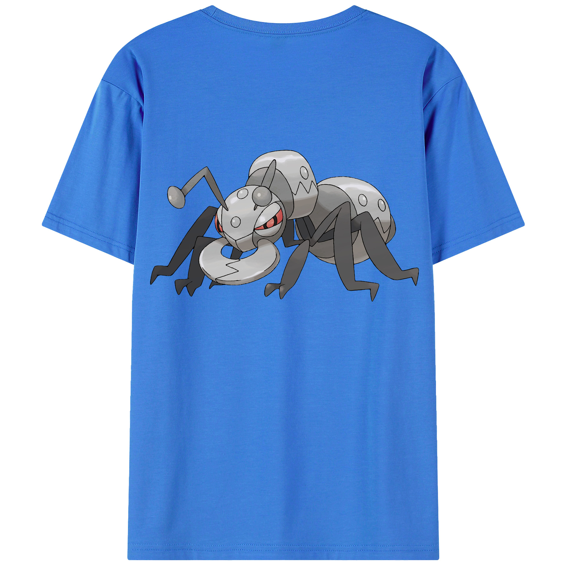 （画像用） ポケットモンスター Pokémon 綿100％ メンズ半袖Tシャツ（バックプリント） 通気性