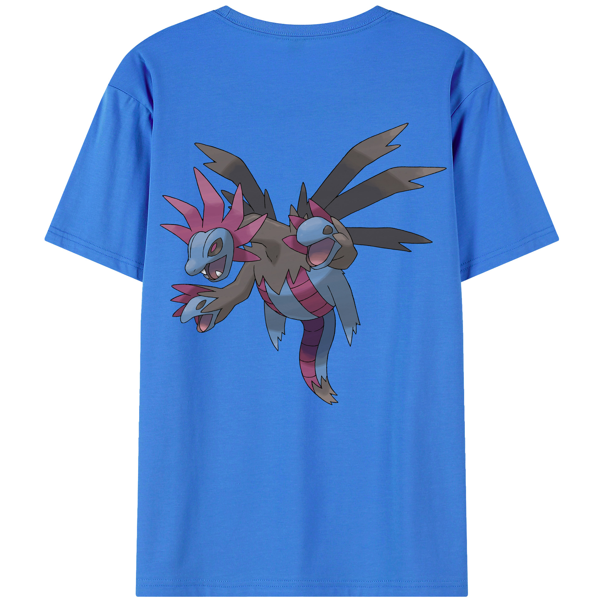 （画像用） ポケットモンスター Pokémon 綿100％ メンズ半袖Tシャツ（バックプリント） 通気性
