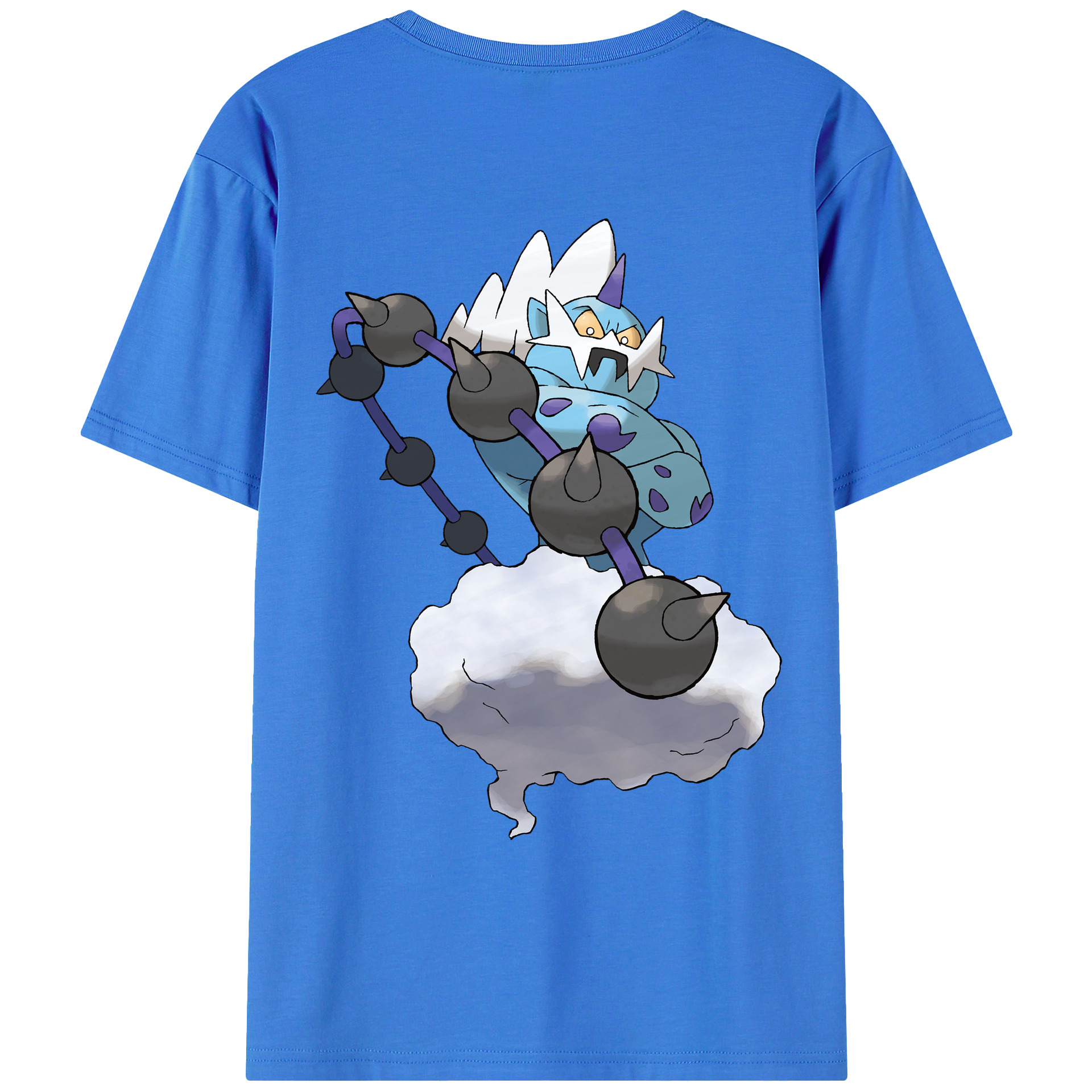 （画像用） ポケットモンスター Pokémon 綿100％ メンズ半袖Tシャツ（バックプリント） 通気性